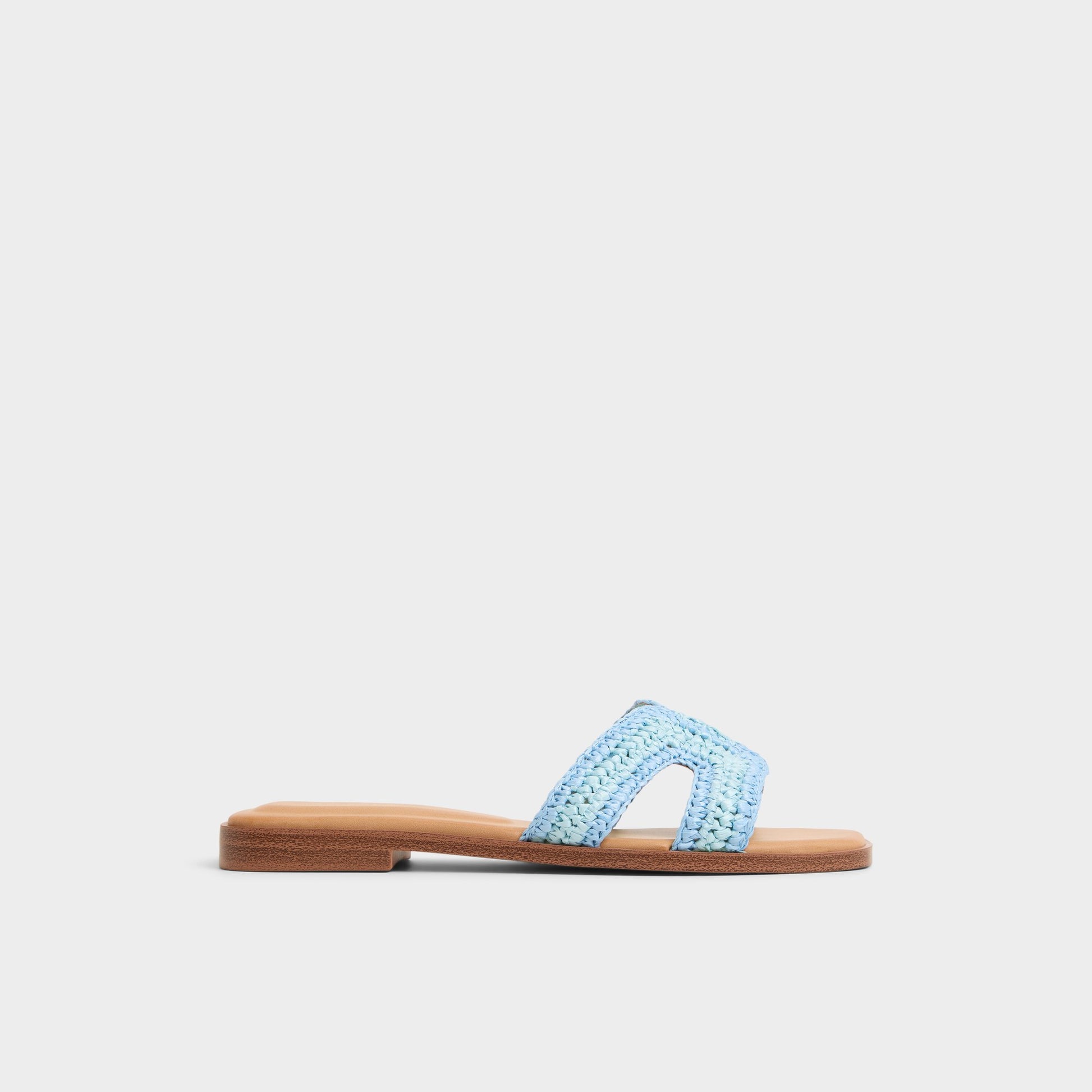 Main View of Blue Combo Itsandal Slide sandal for Womens