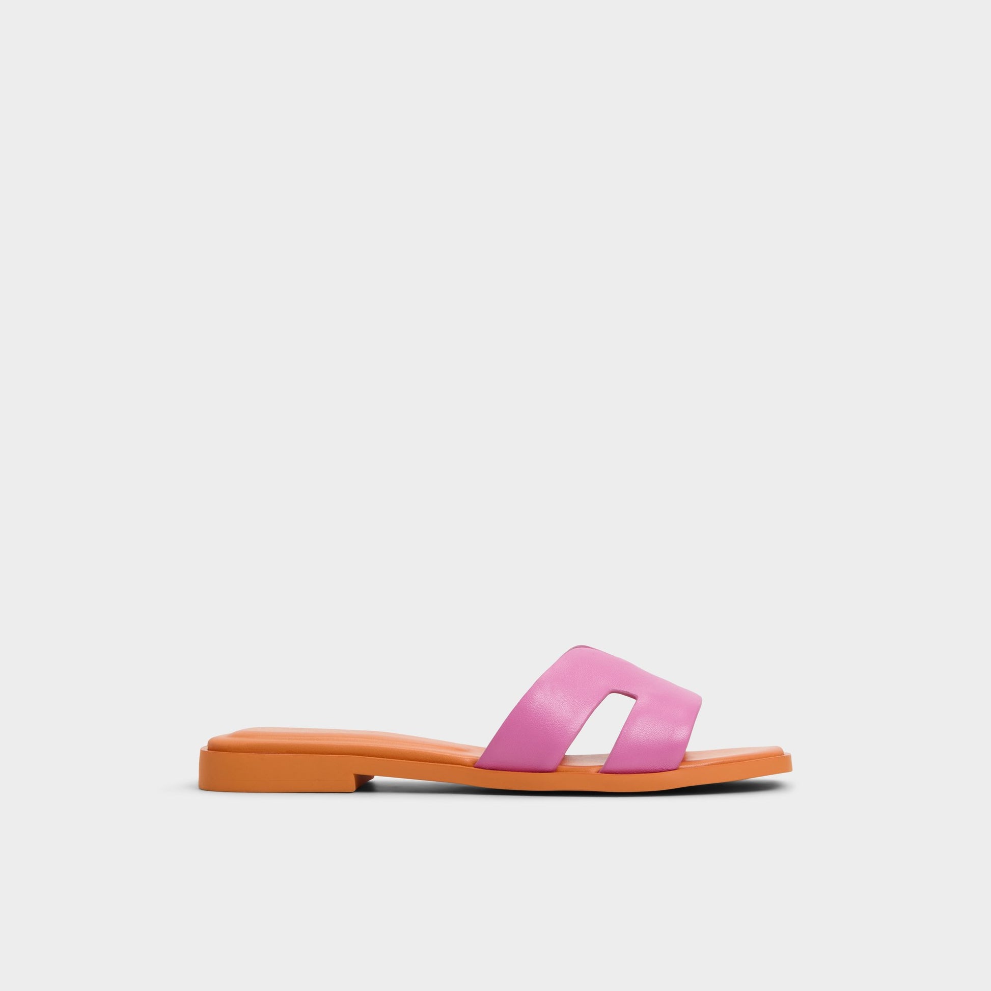Main View of Bright Pink Itsandal Slide sandal for Womens