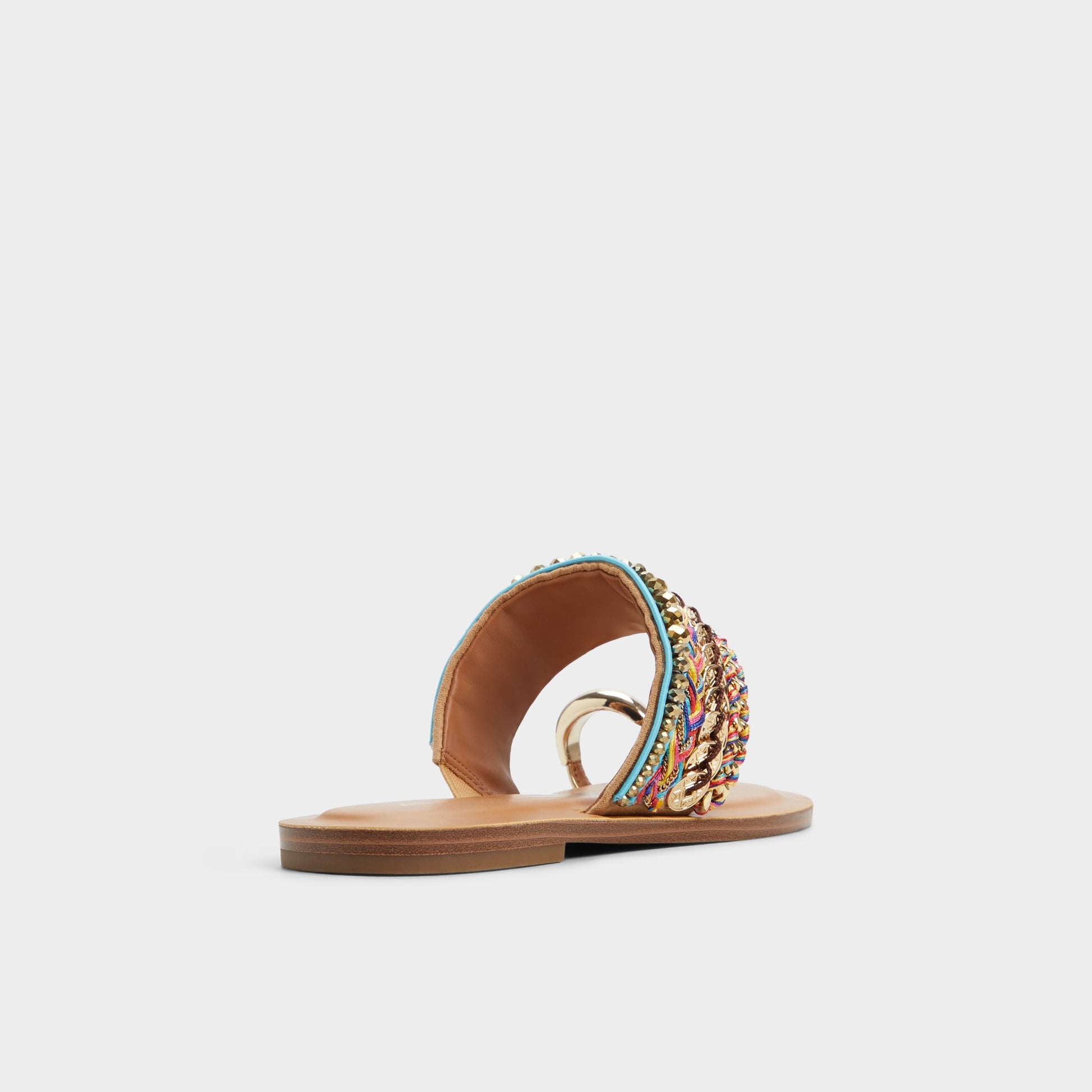 Three-quarter angle of Multicolor Beachwalk Slide sandal's back side