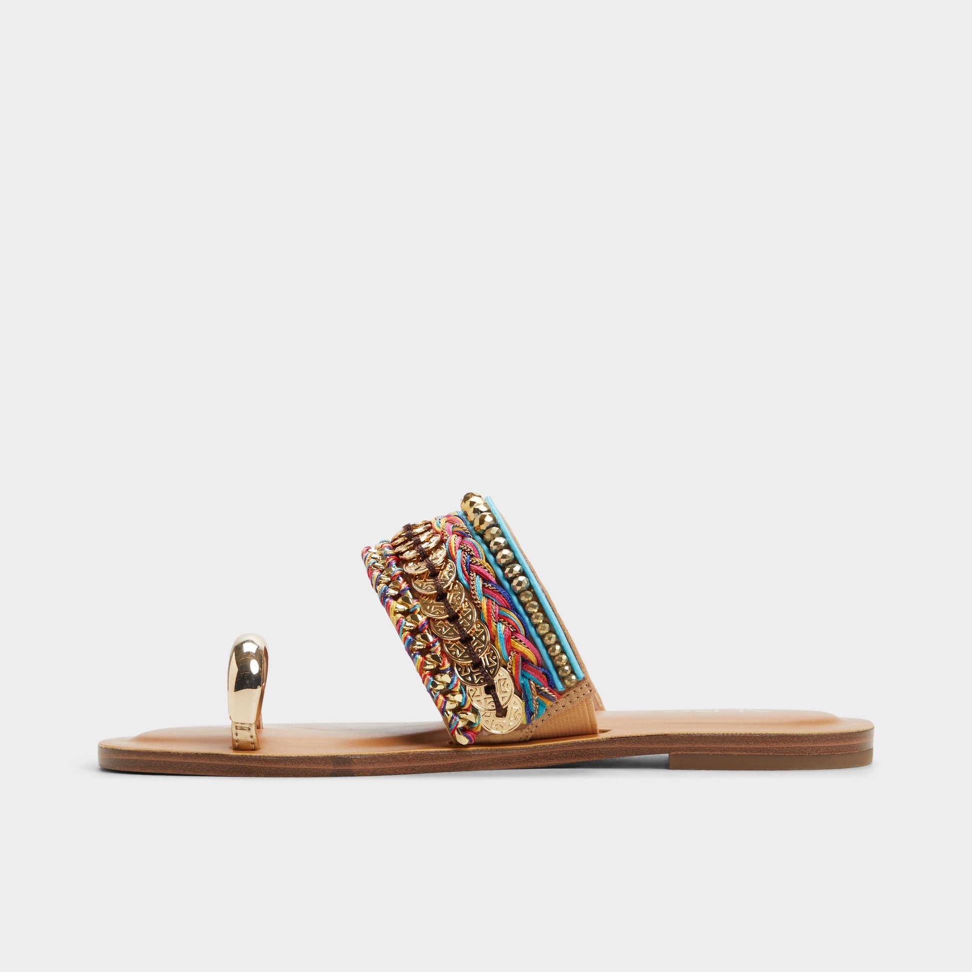Side view of Multicolor Beachwalk Slide sandal