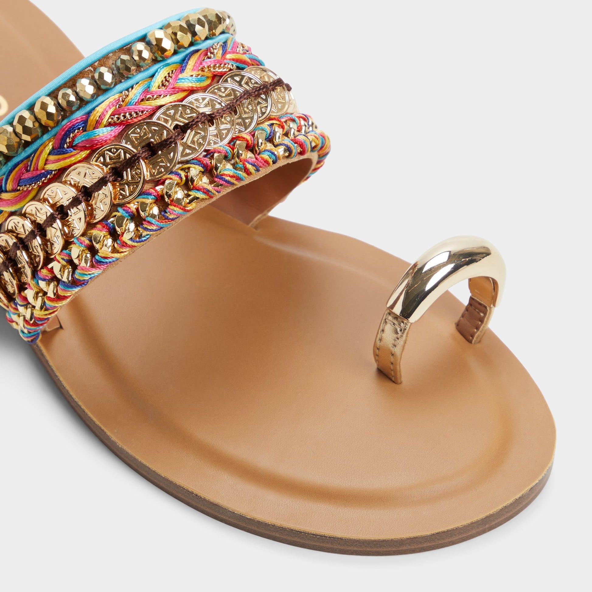 Close-up of the Multicolor Beachwalk Slide sandal