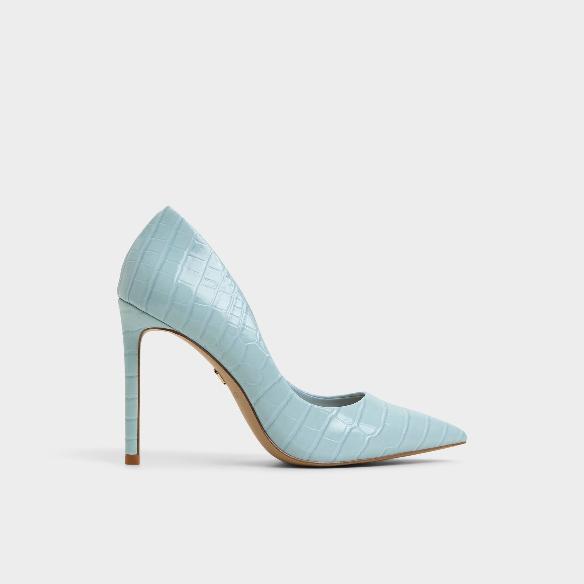 Main View of Pastel Blue Stessy2.0 Pump for Womens
