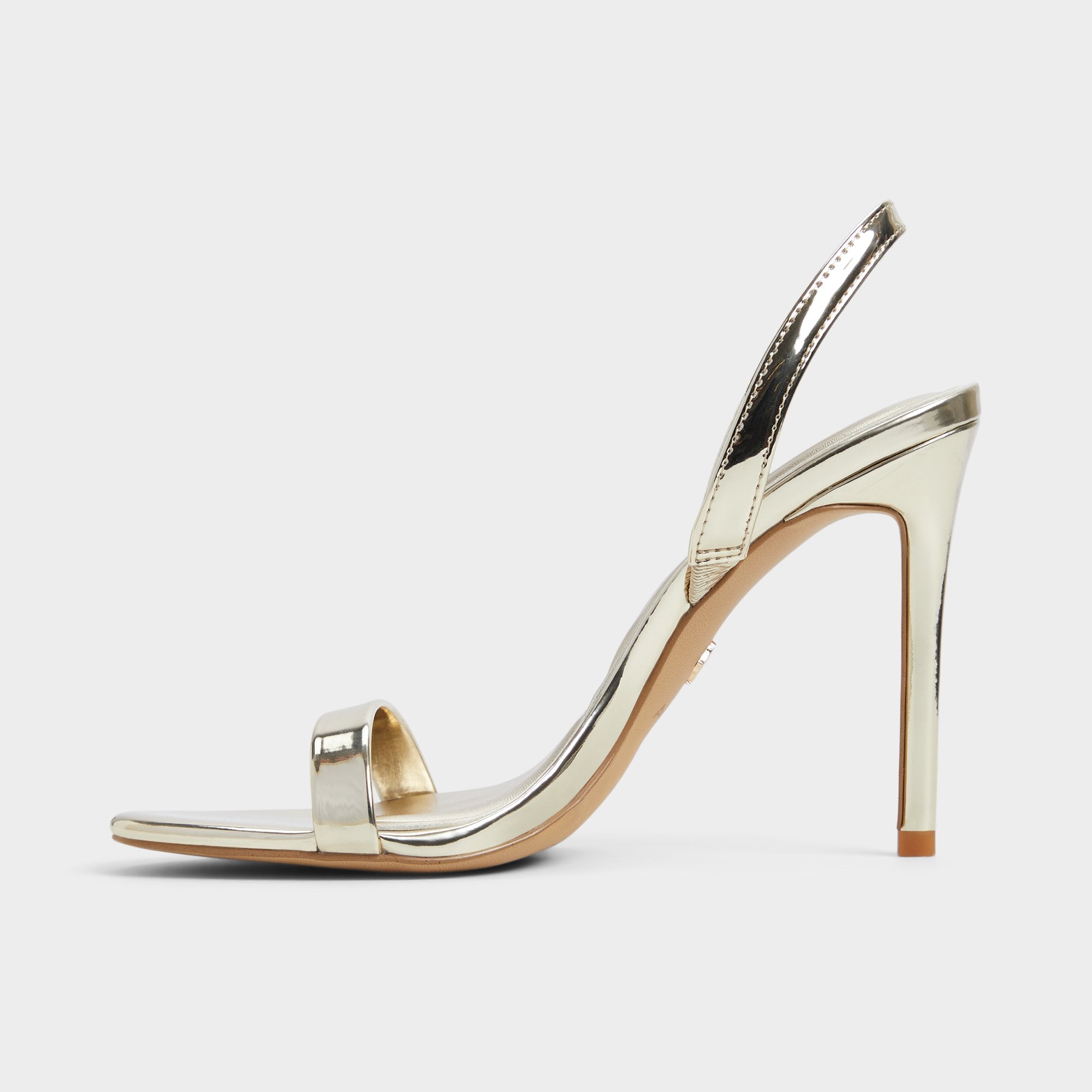 Quinney – Women Gold Slingback heeled sandal - ALDO