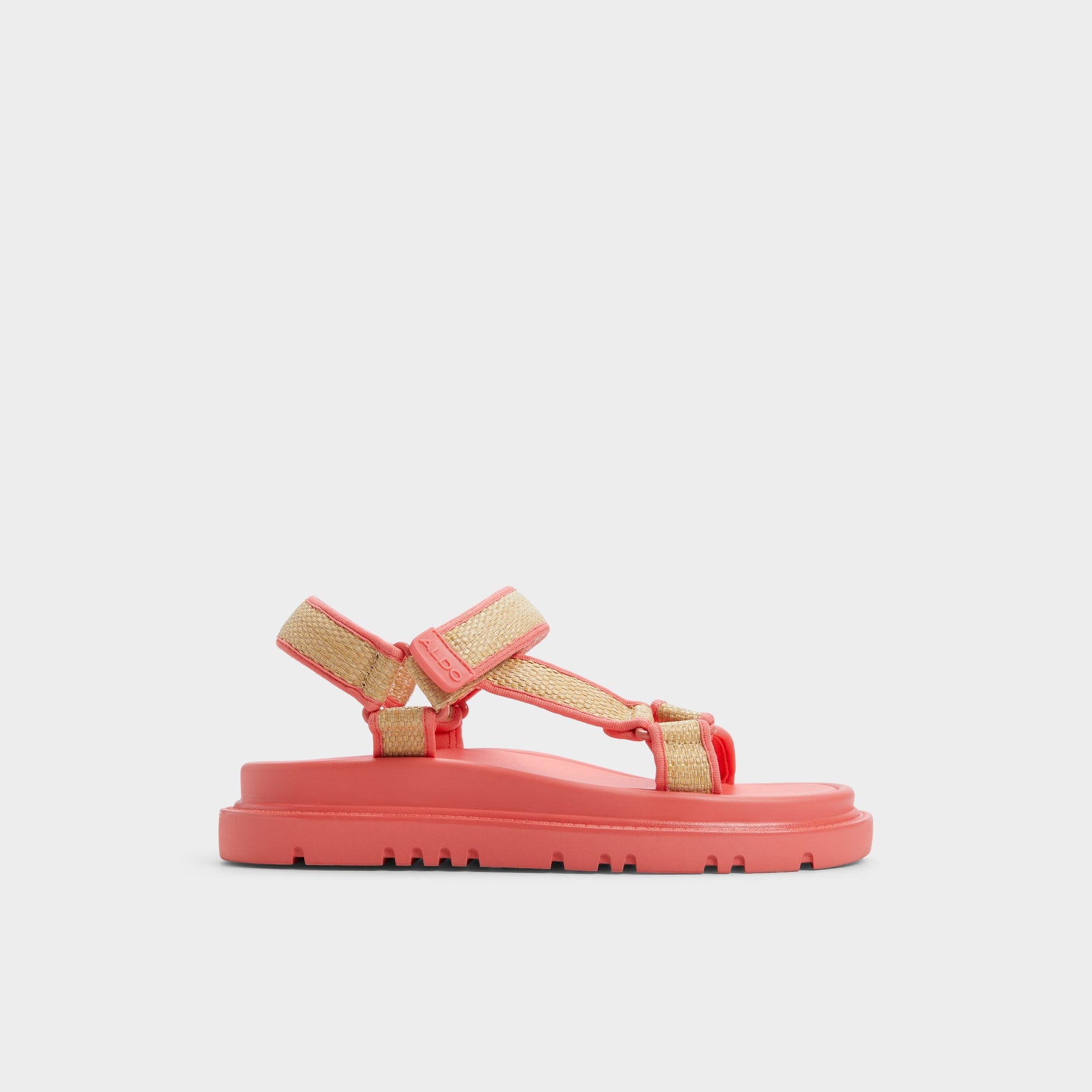 Main View of Coral Oceana Footbed sandal for Womens