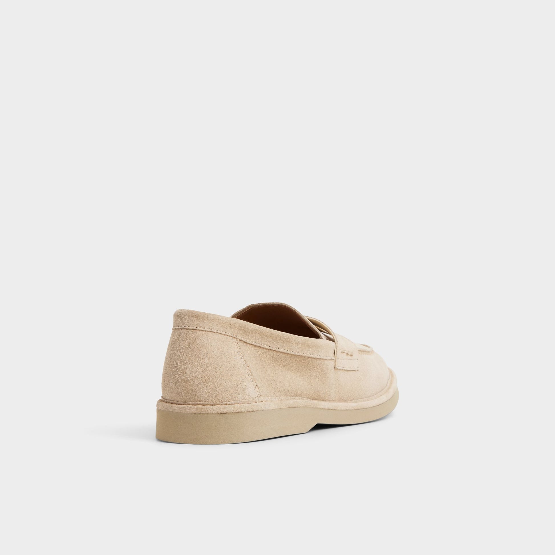 Three-quarter angle of Other Brown Iver Loafer's back side