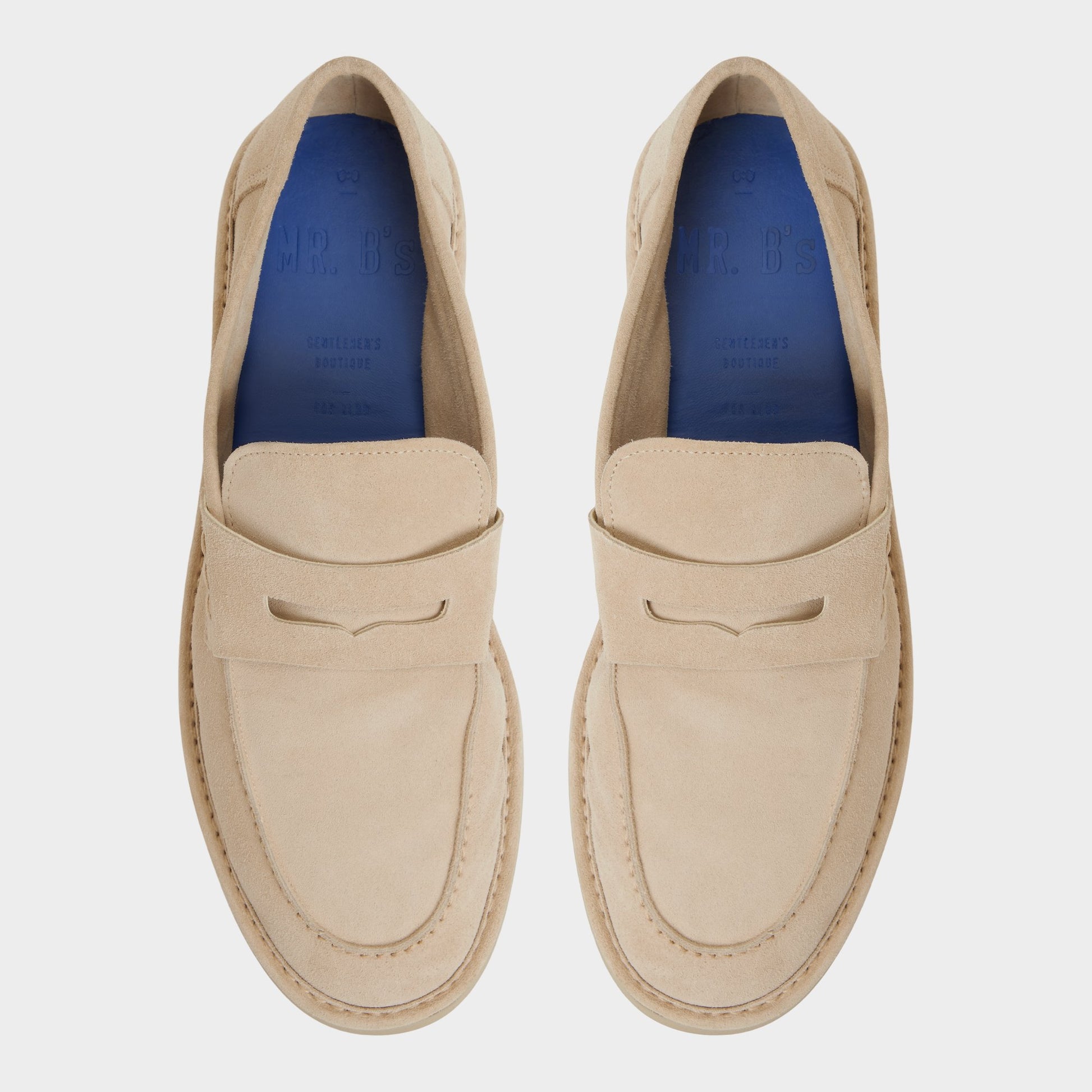 Top-down view of the Other Brown Iver Loafer