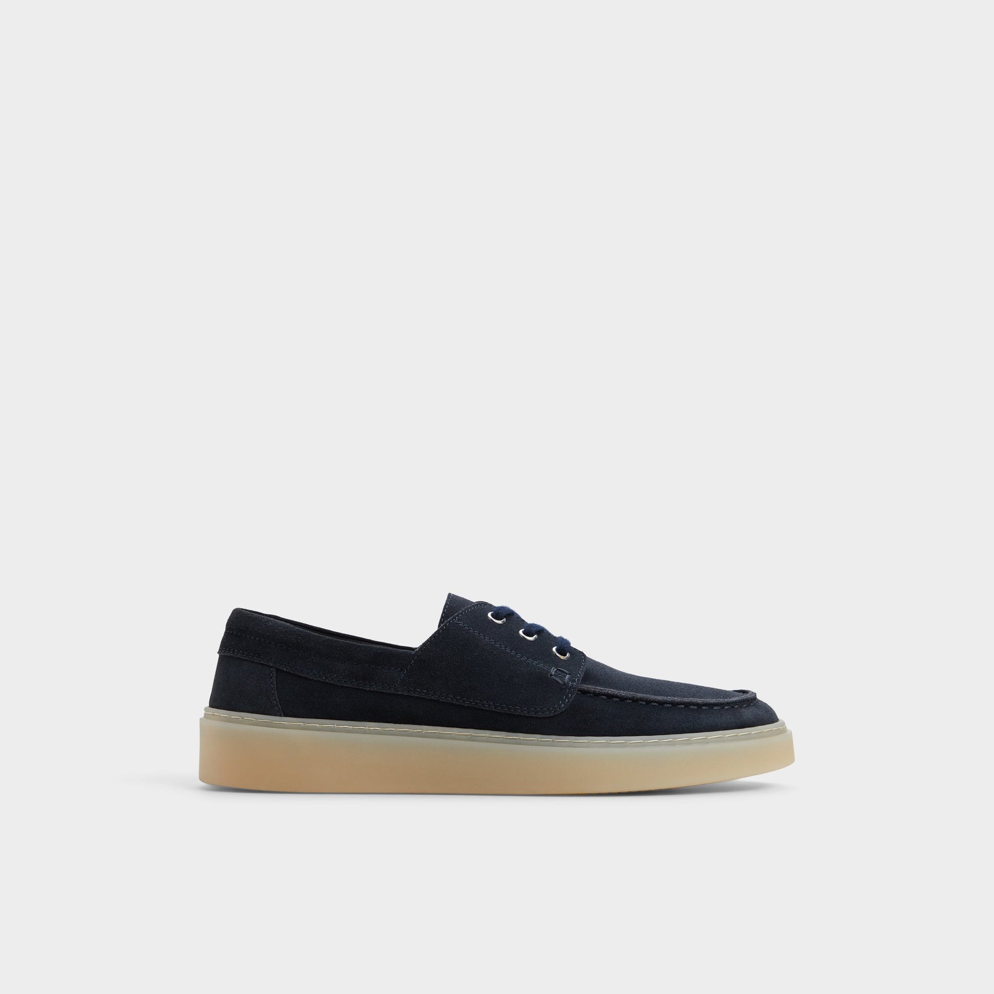 Main View of Navy Stazo Boat shoe for Mens