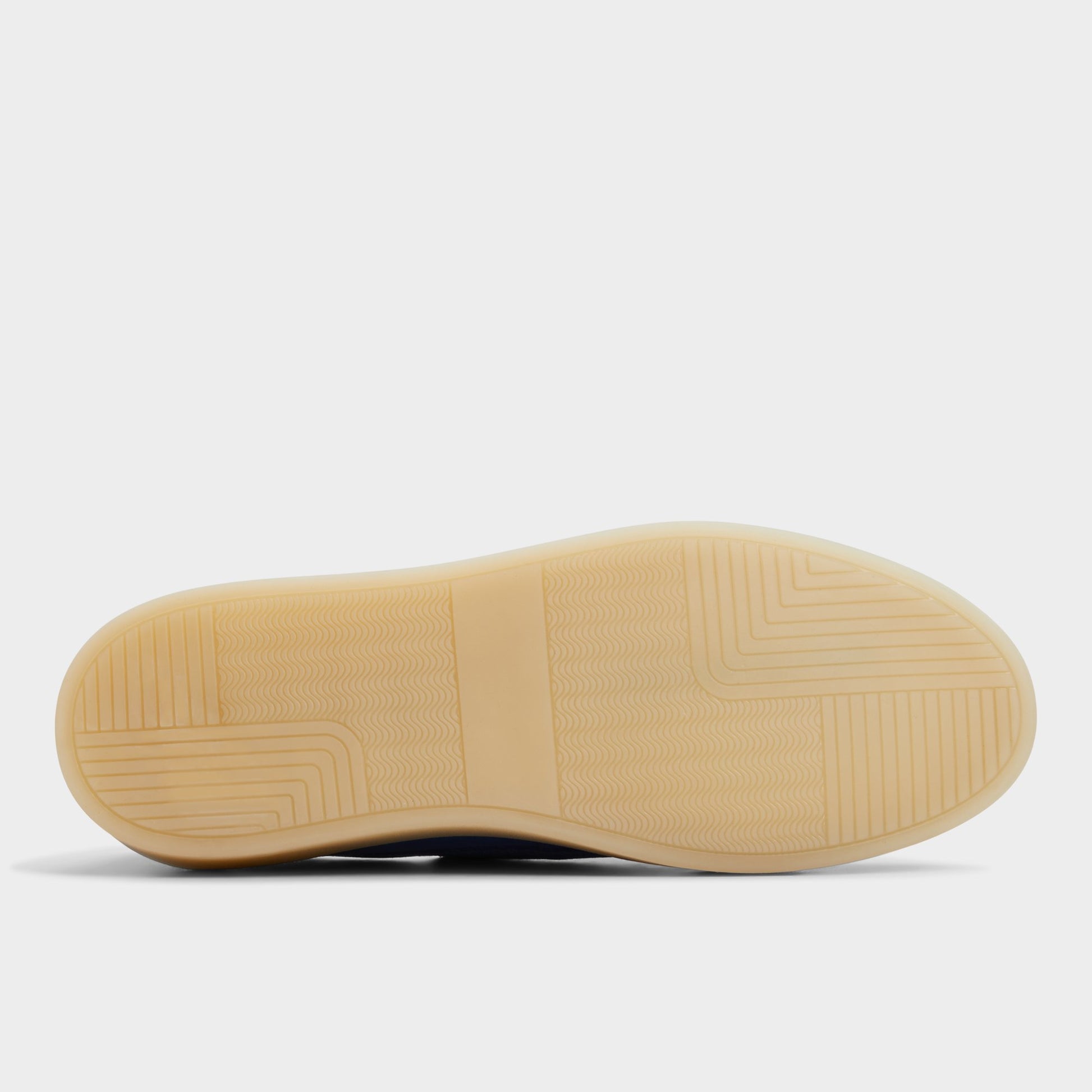 View of Medium Blue Stazo Boat shoe's sole