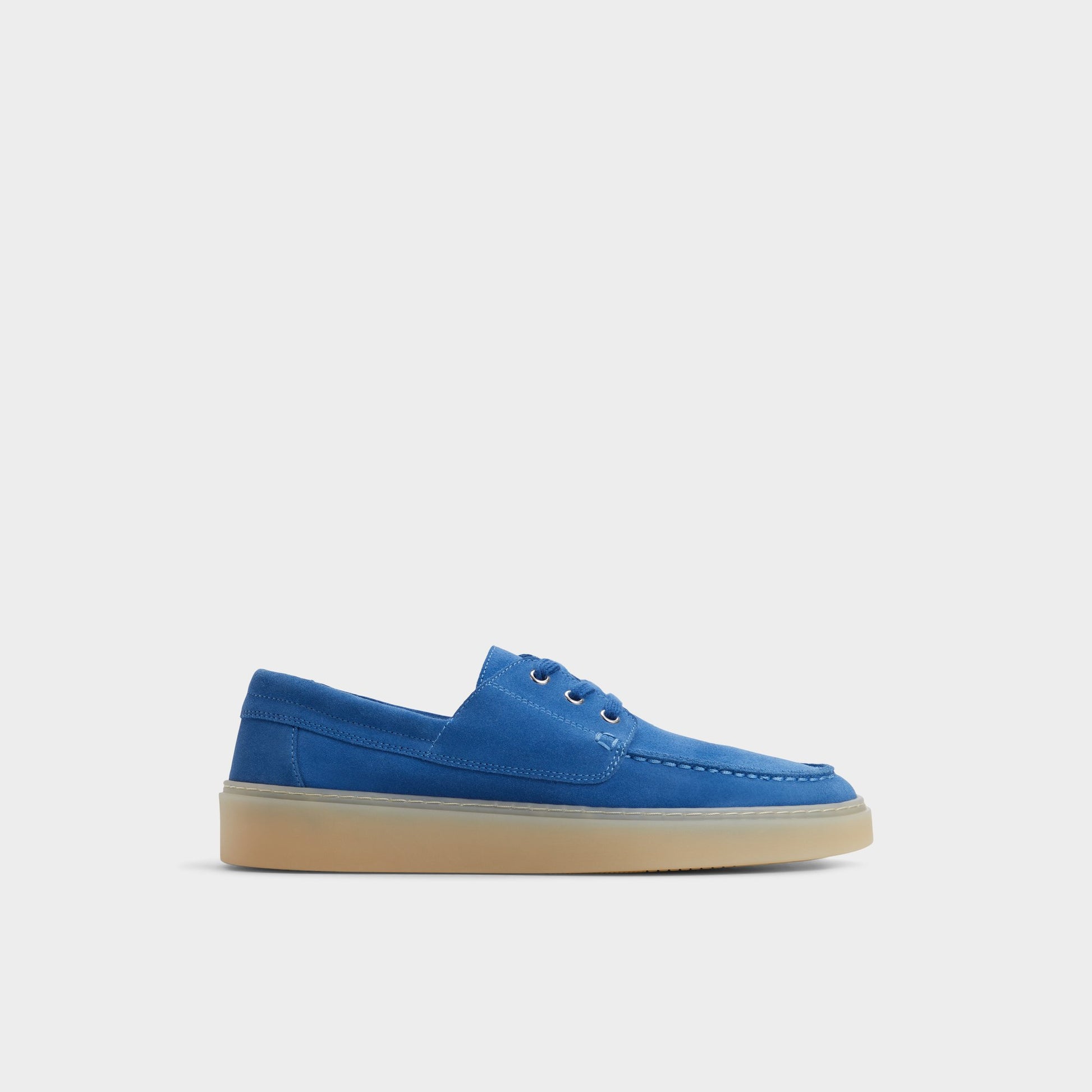 Main View of Medium Blue Stazo Boat shoe for Mens