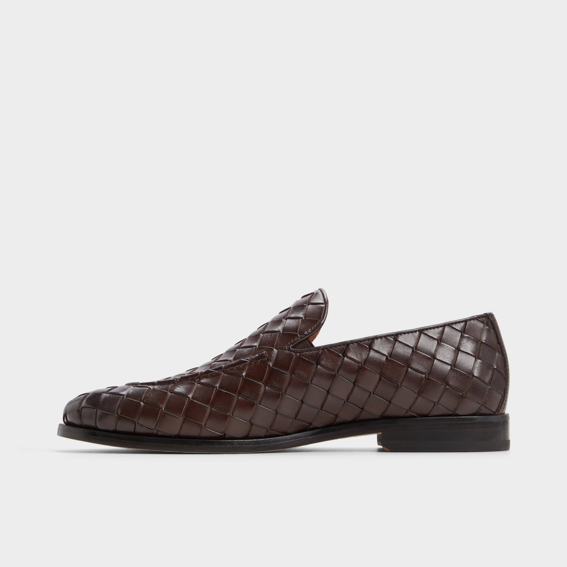 Side view of Dark Brown Elvin Loafer