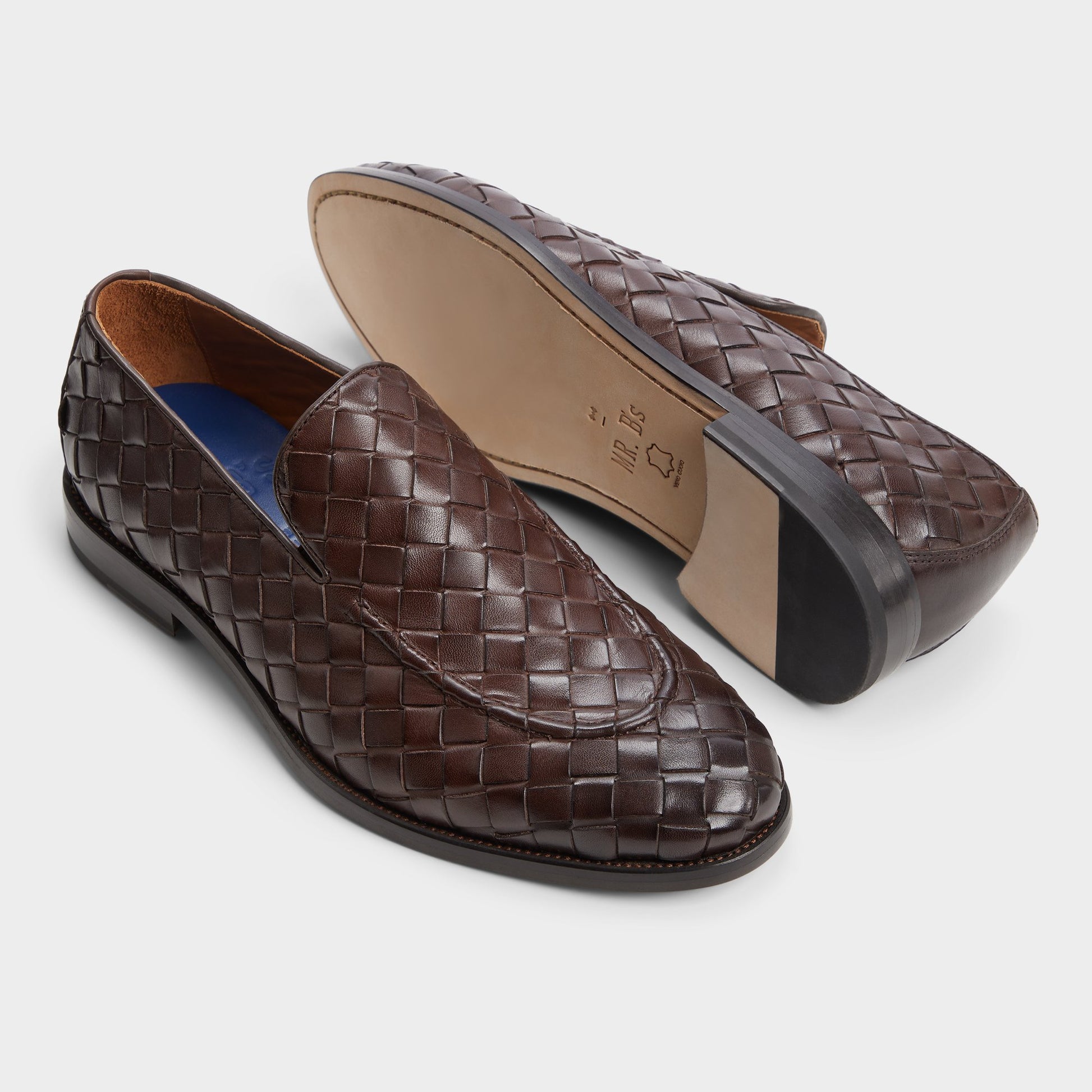 Highlighted view of a pair of Dark Brown Elvin Loafers