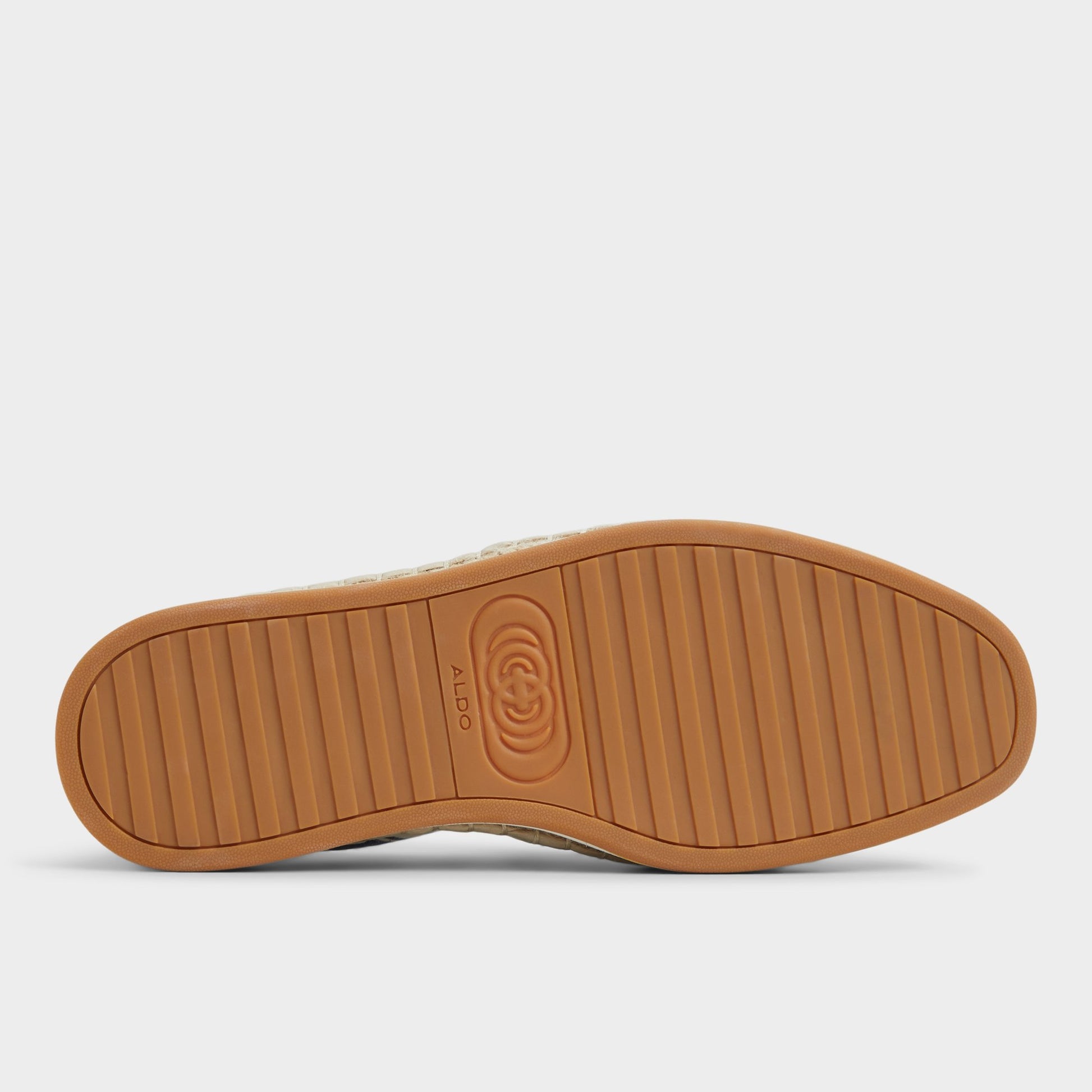 View of Navy Johnney Espadrille's sole