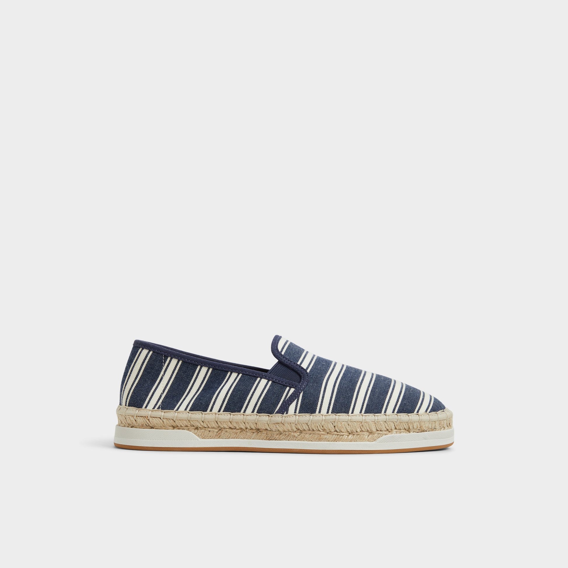 Main View of Navy Johnney Espadrille for Mens