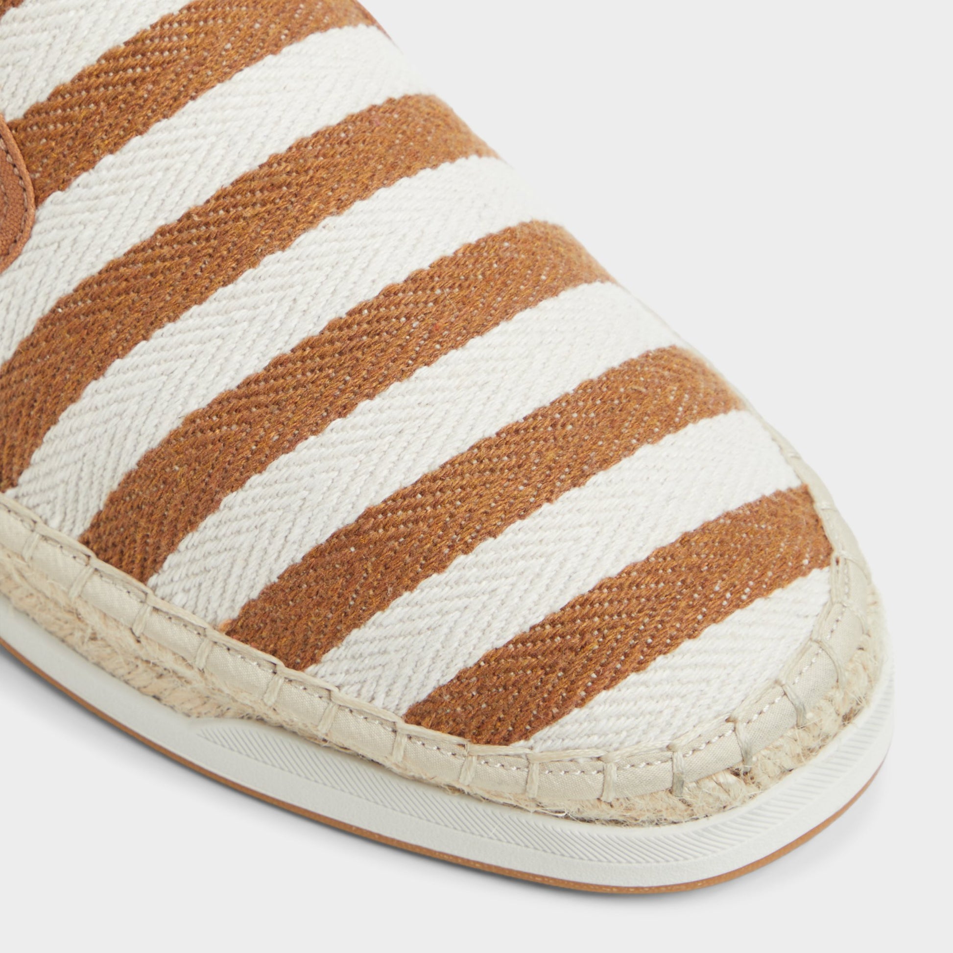 Close-up of the Cognac Johnney Espadrille