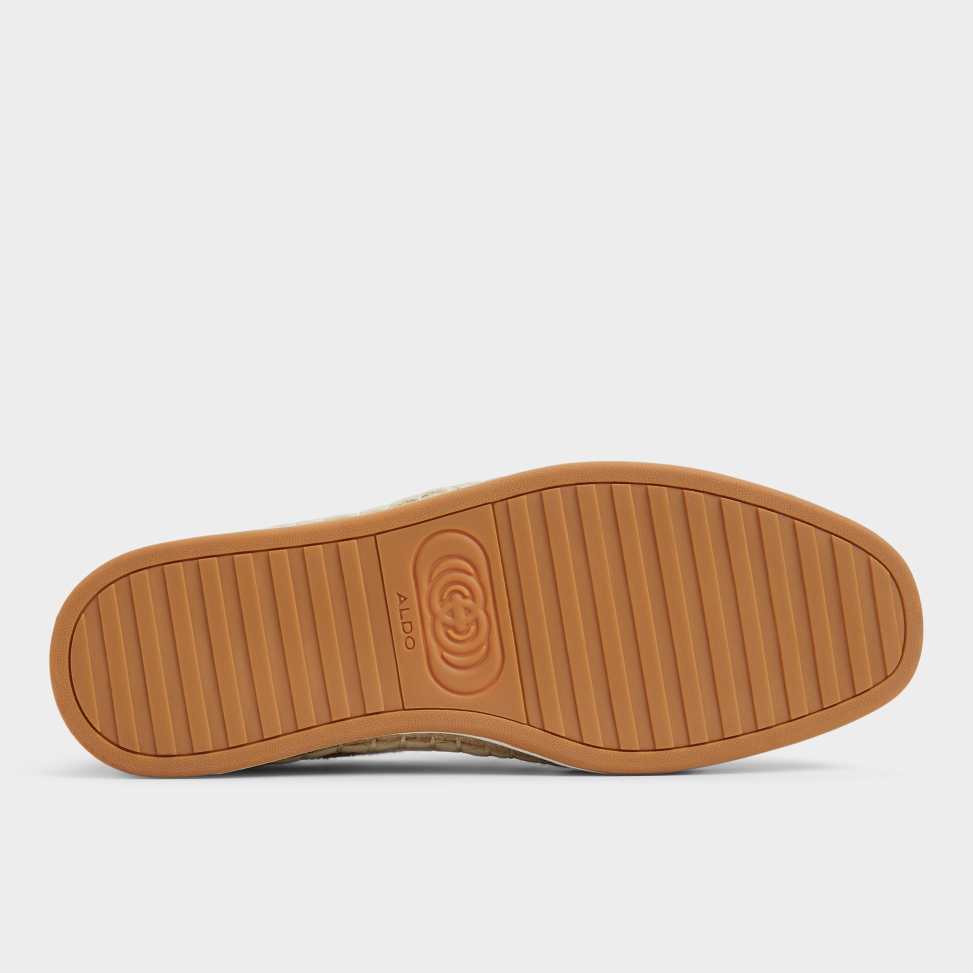 View of Cognac Johnney Espadrille's sole