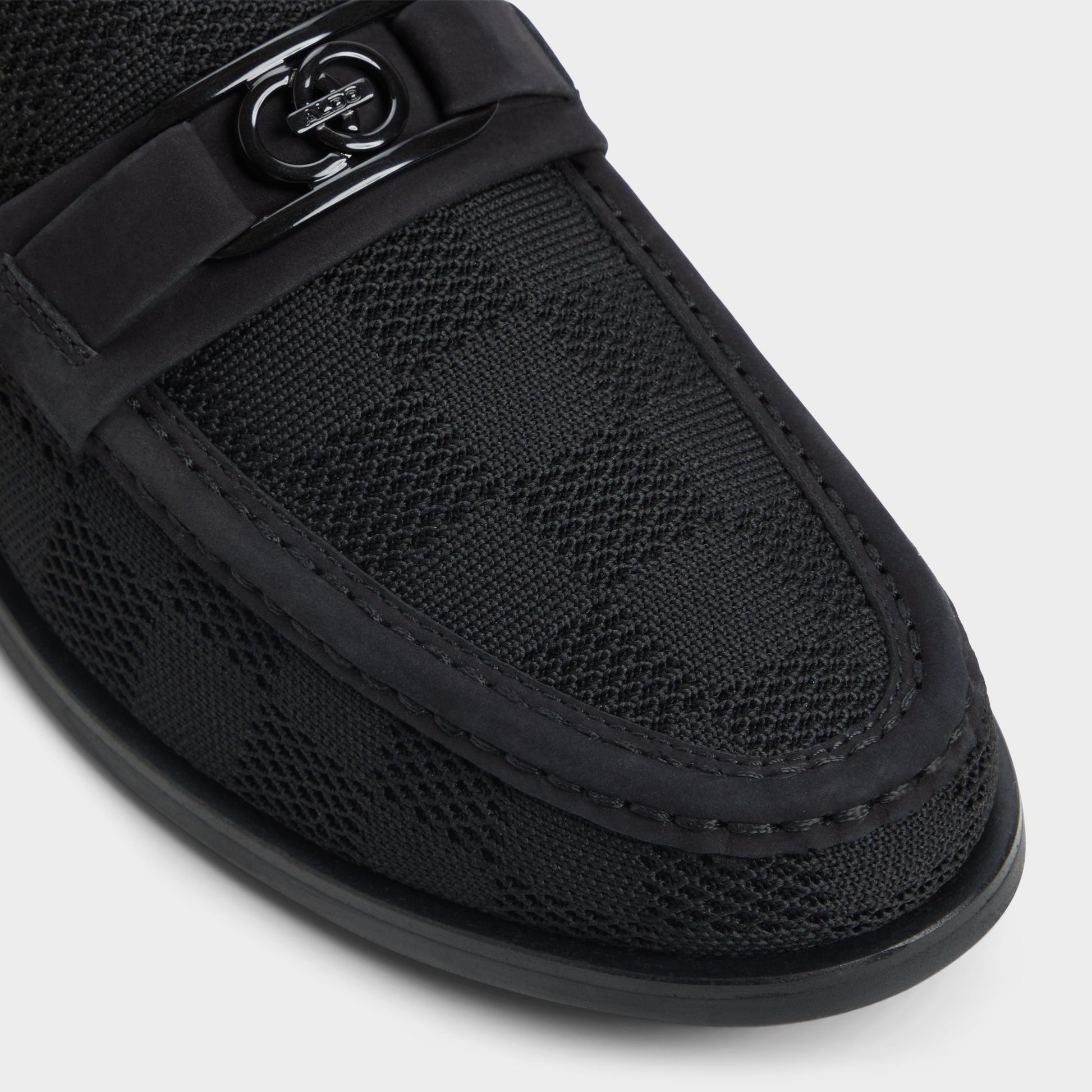 Close-up of the Black Hawley Loafer