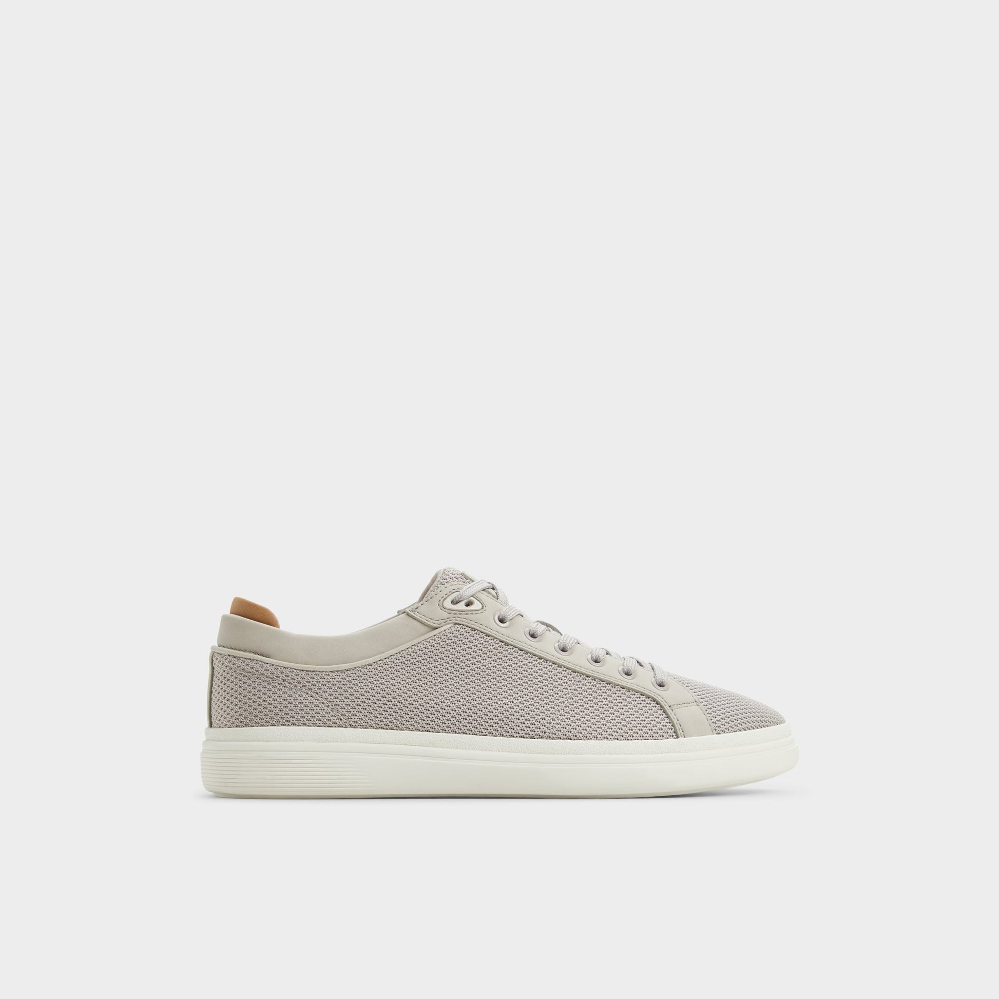Main View of Light Grey Finespec Low top sneaker for Mens