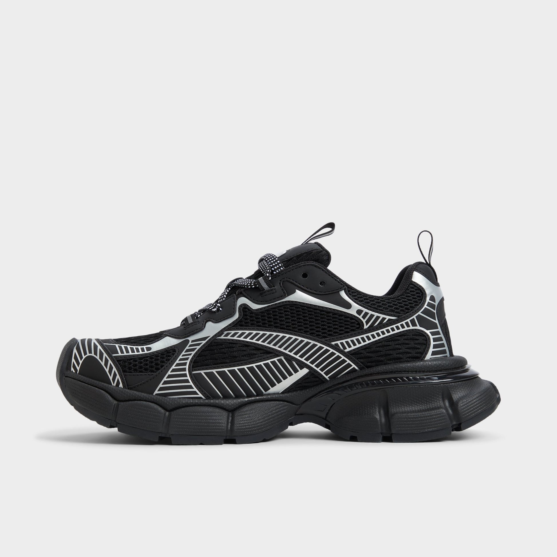 Side view of Black Jensen Jogger sneaker