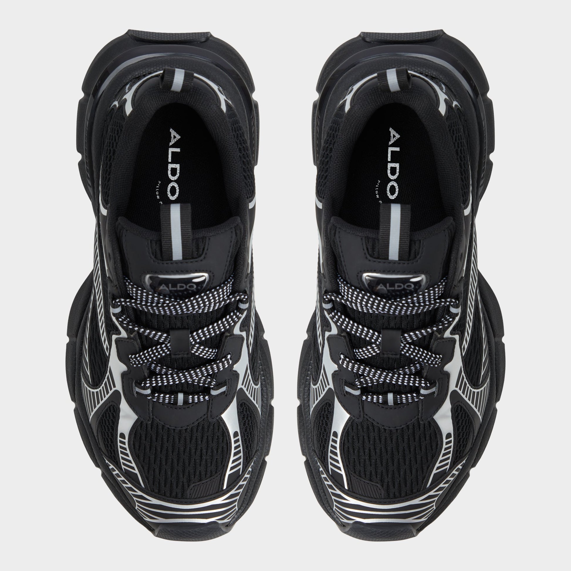Top-down view of the Black Jensen Jogger sneaker