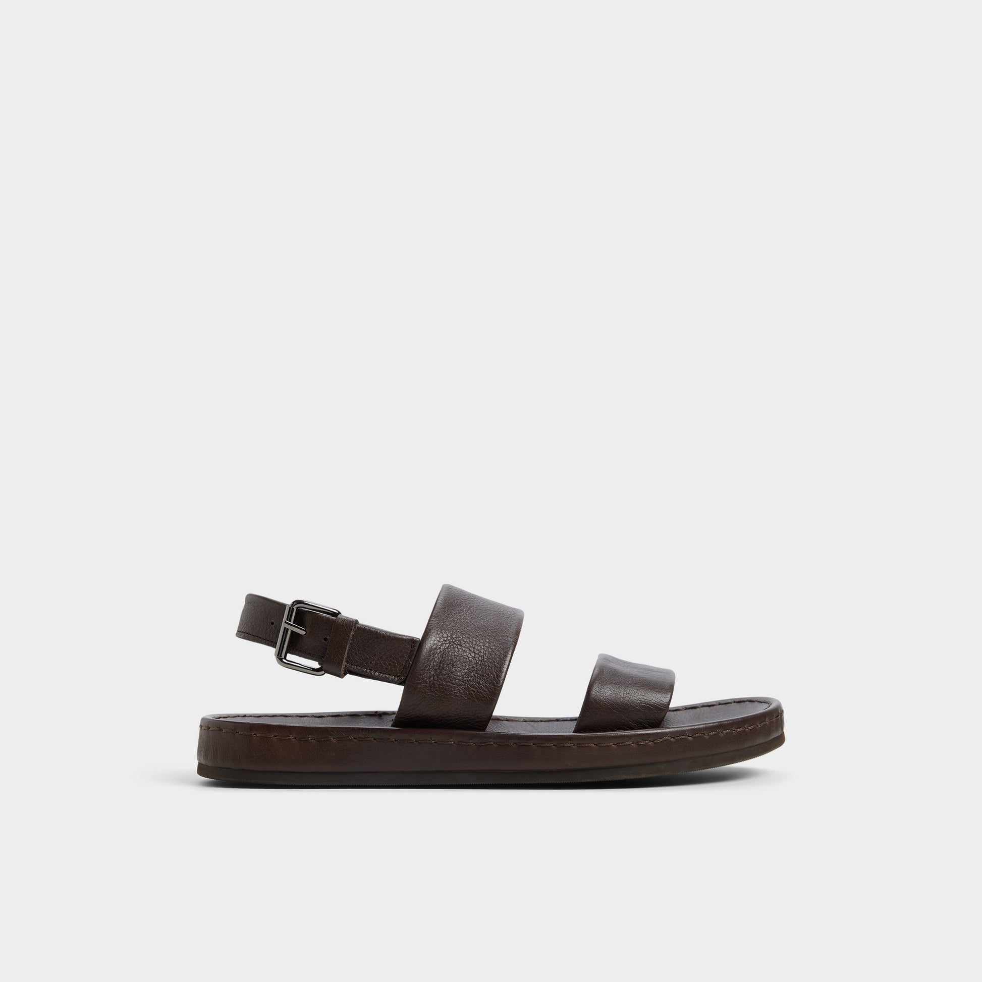Main View of Dark Brown Wiley Slide sandal for Mens
