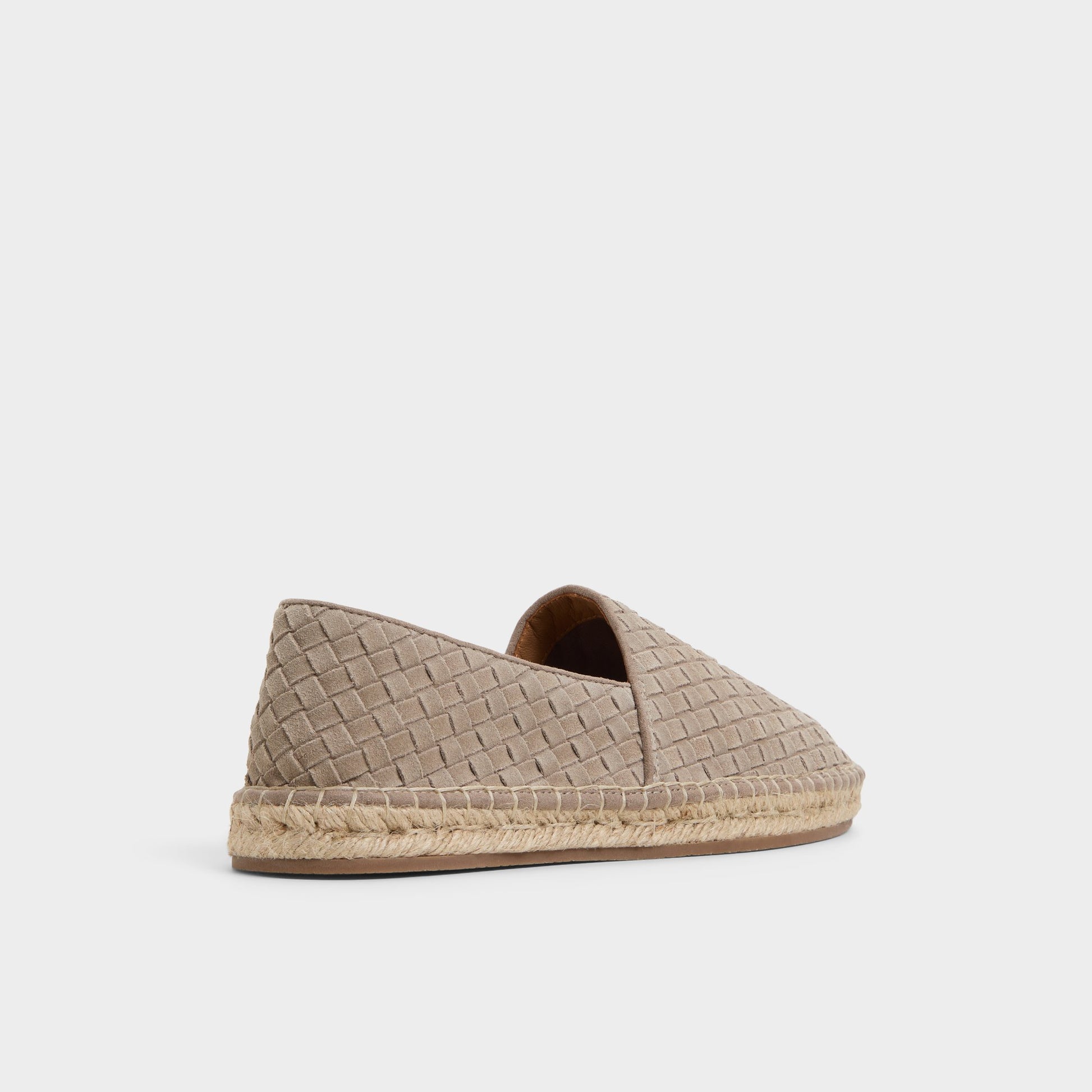 Three-quarter angle of Light brown Carmo Espadrille's back side