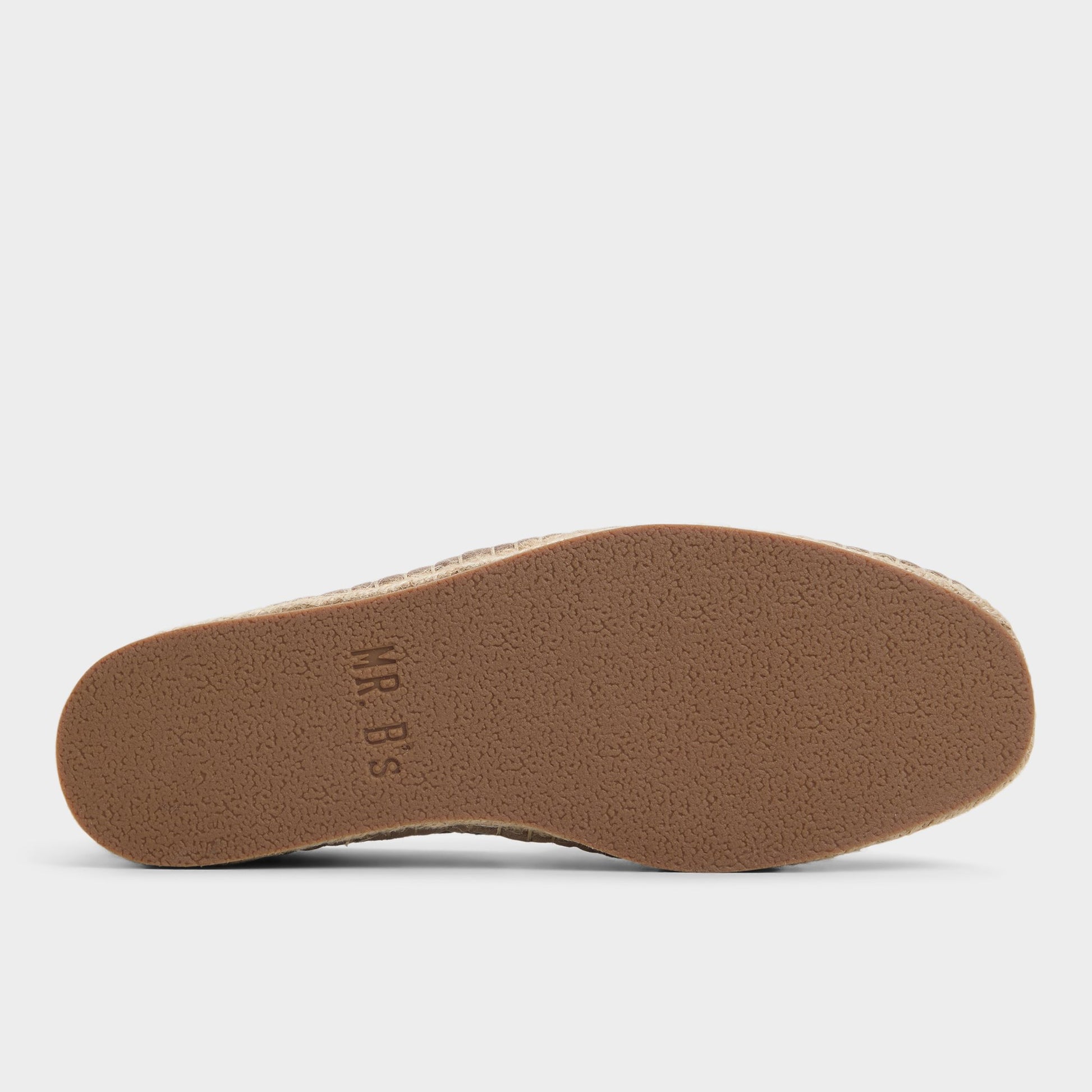 View of Light brown Carmo Espadrille's sole