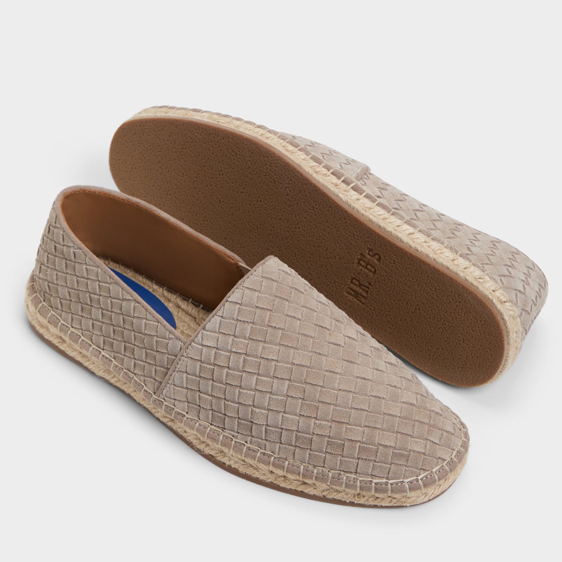 Highlighted view of a pair of Light brown Carmo Espadrilles