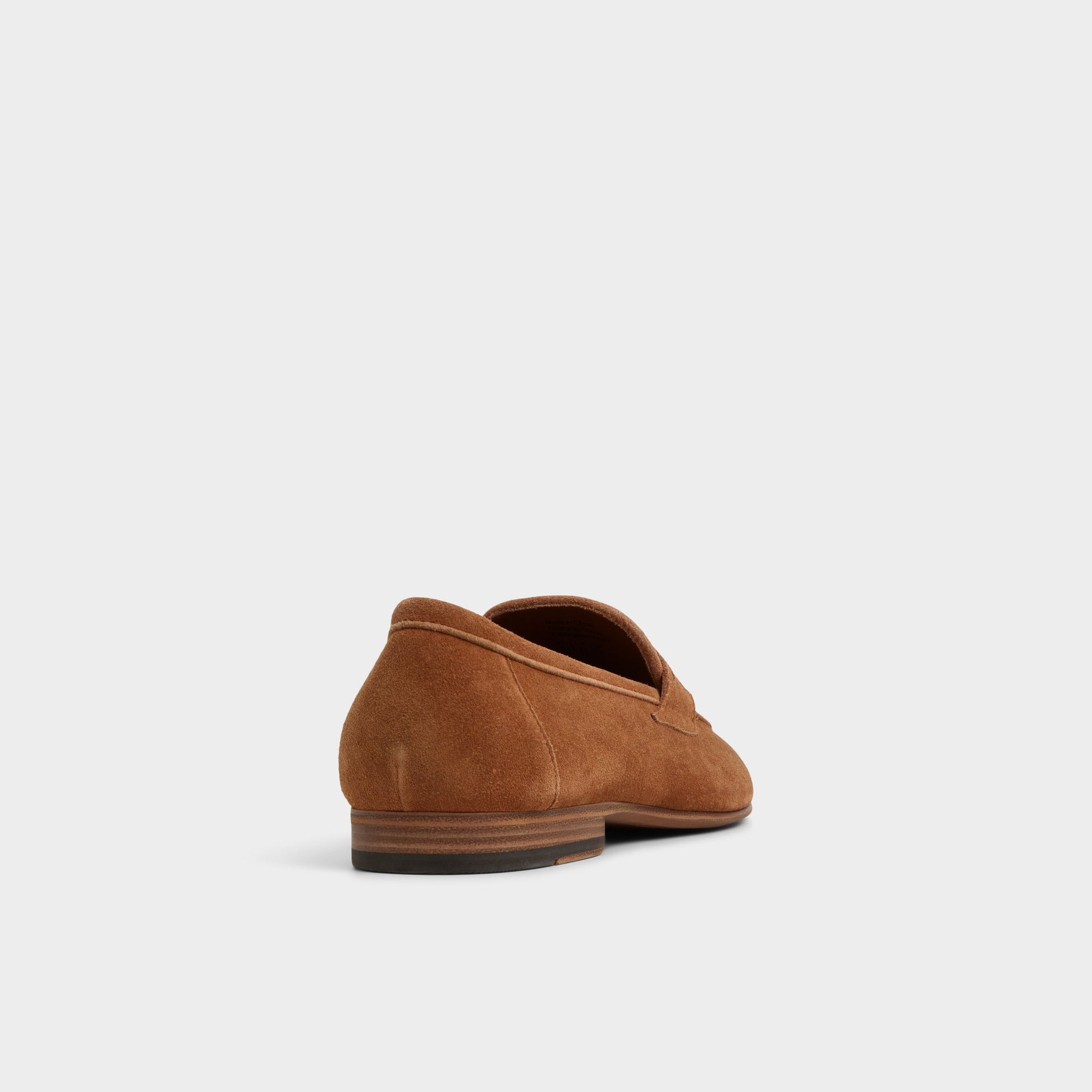 Three-quarter angle of Light Brown Grover Loafer's back side