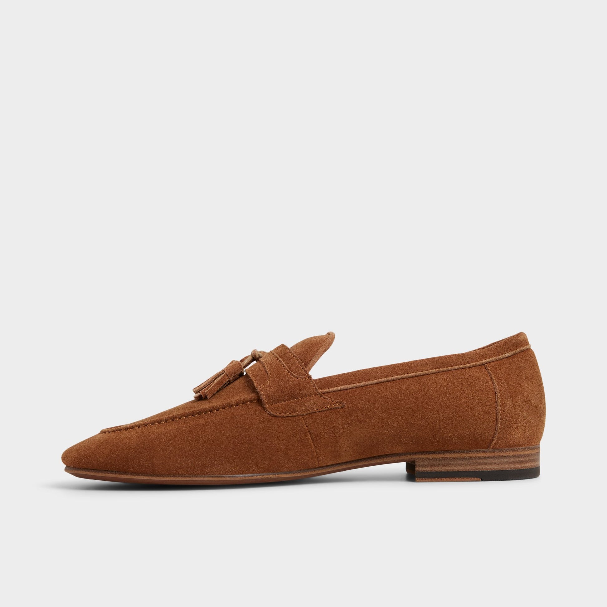 Side view of Light Brown Grover Loafer
