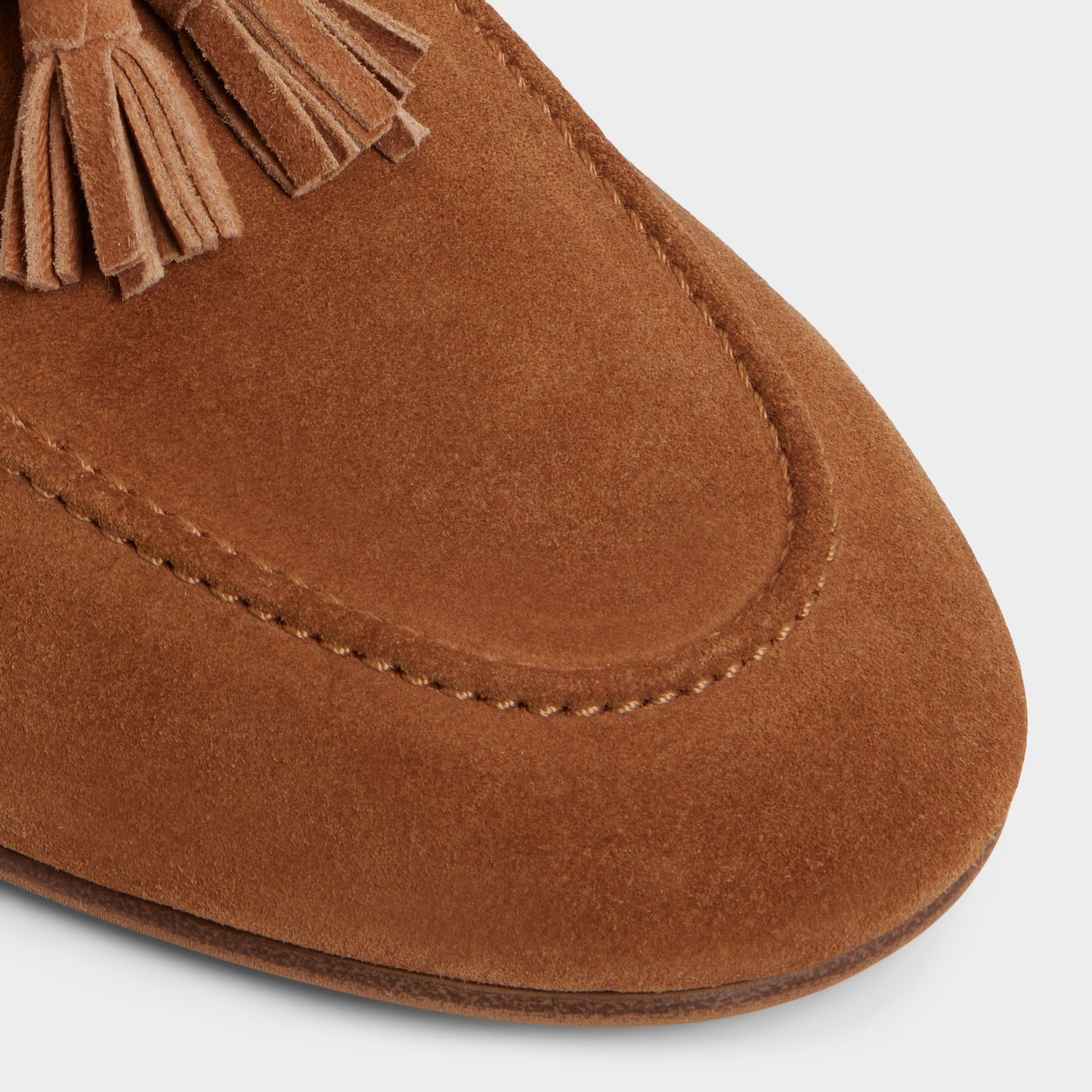 Close-up of the Light Brown Grover Loafer