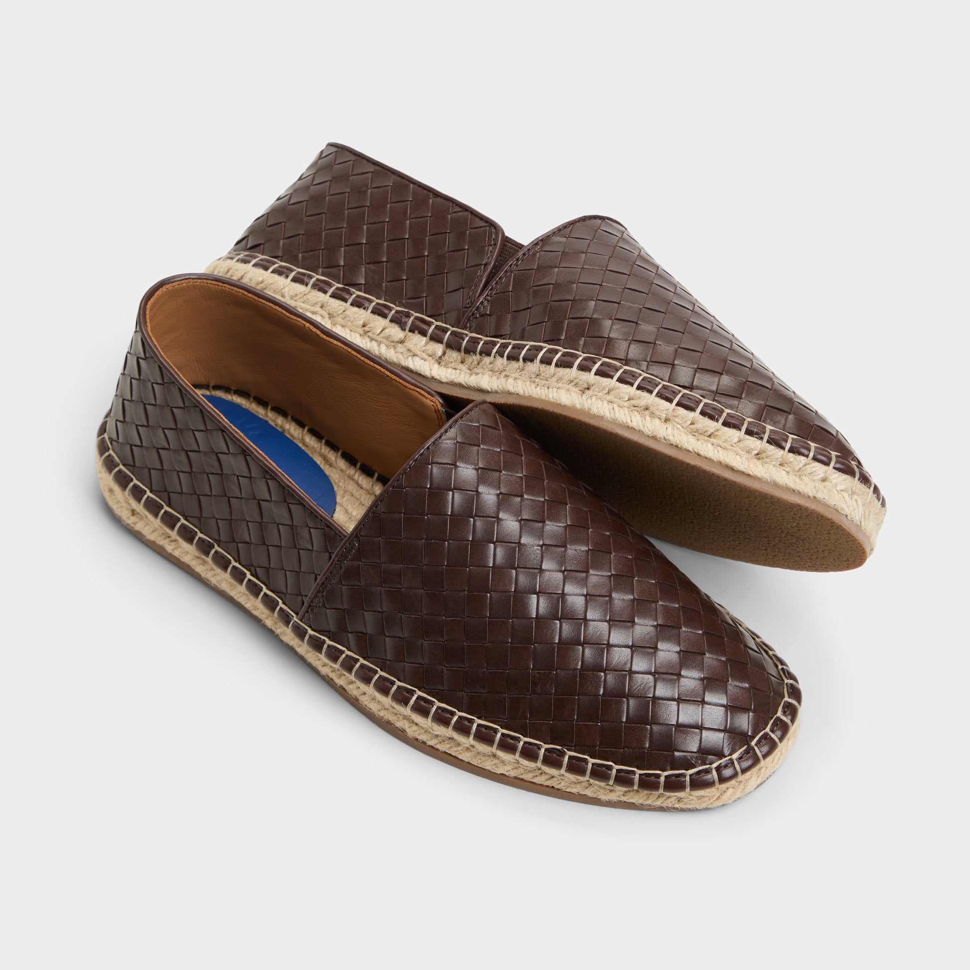 Highlighted view of a pair of Dark Brown Carmo Espadrilles