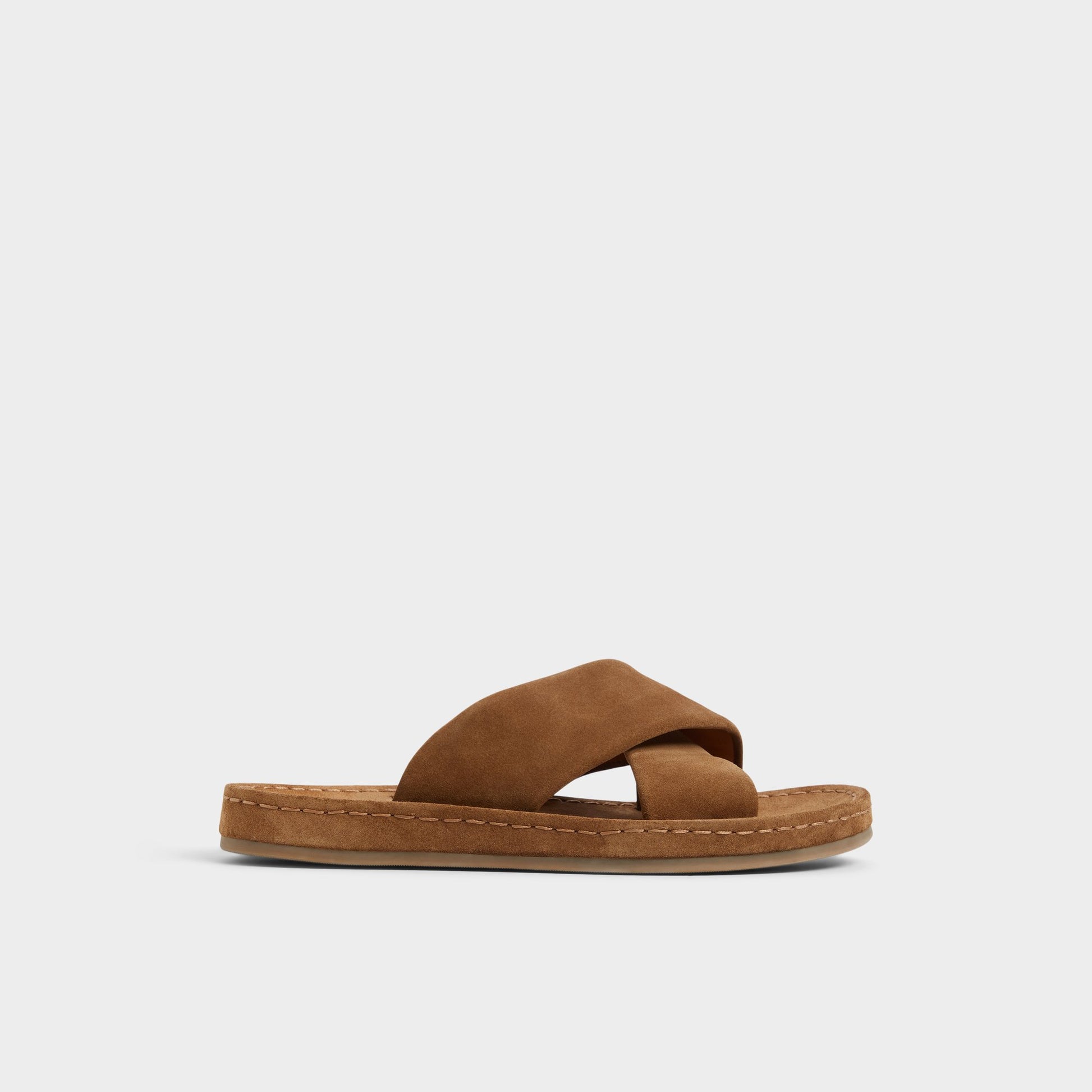 Main View of Light Brown Steele Slide sandal for Mens