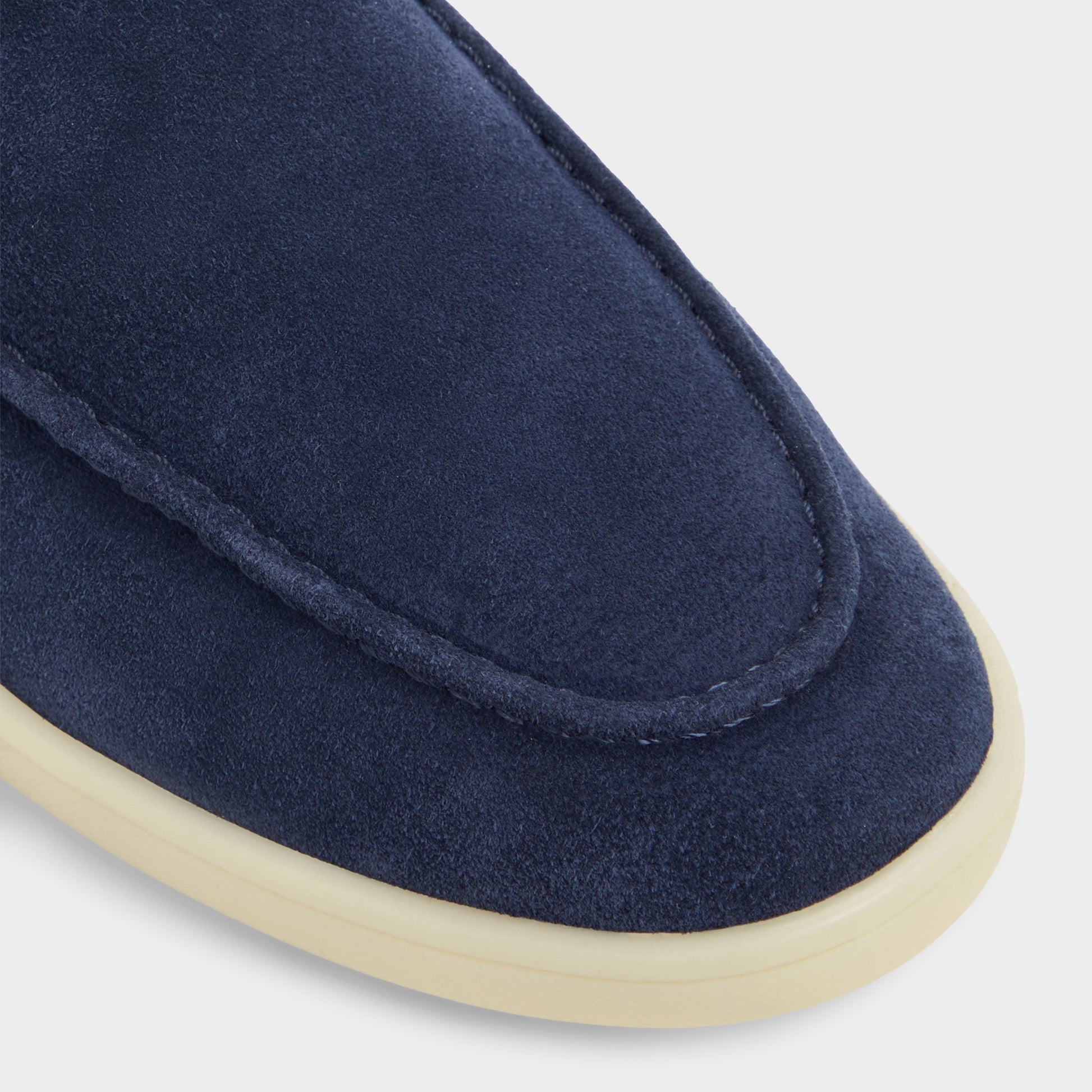 Close-up of the Navy Eton Loafer