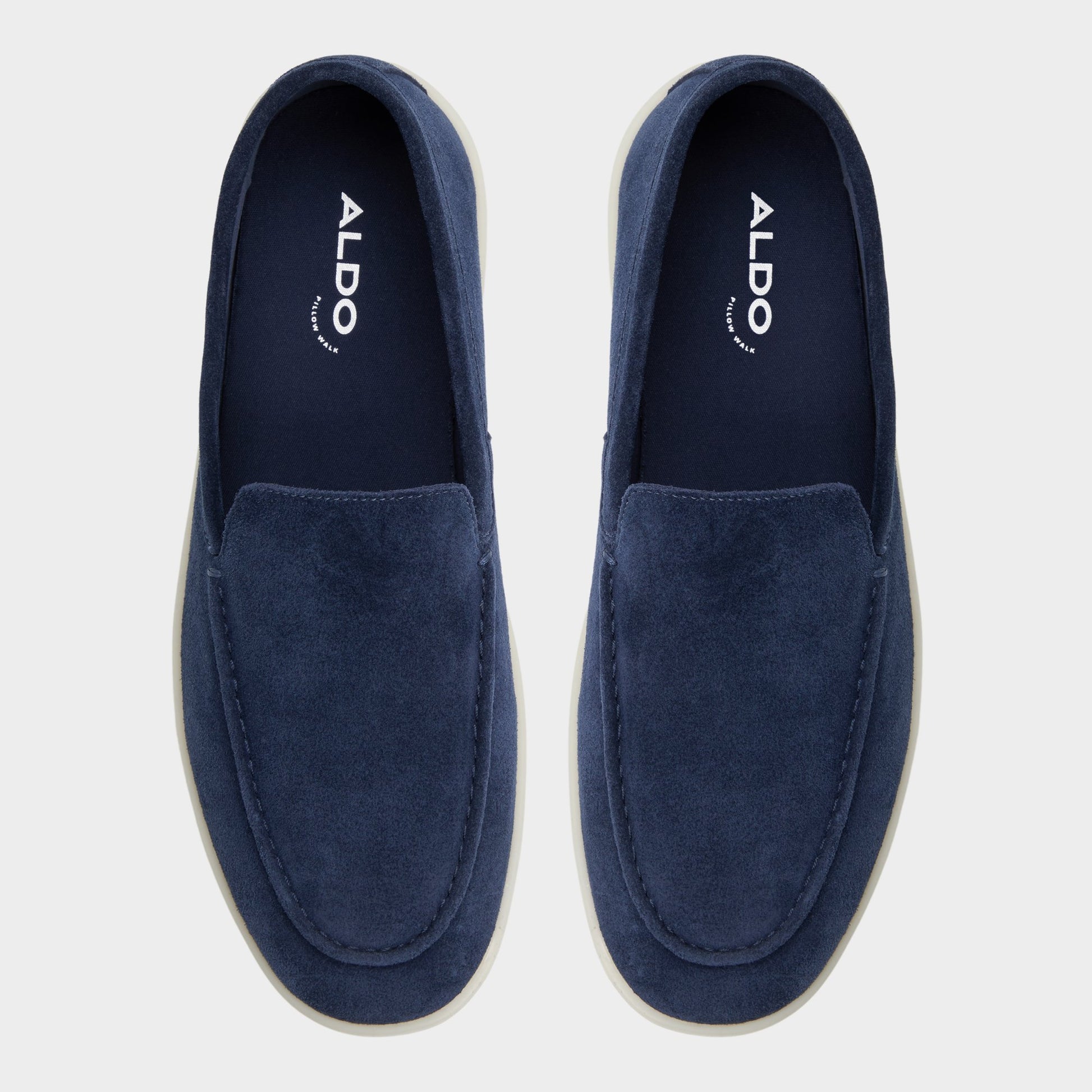 Top-down view of the Navy Eton Loafer
