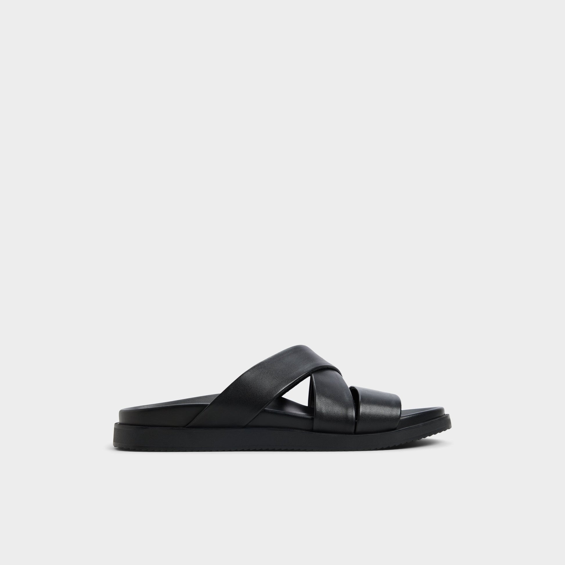 Main View of Black Kairo Slide sandal for Mens