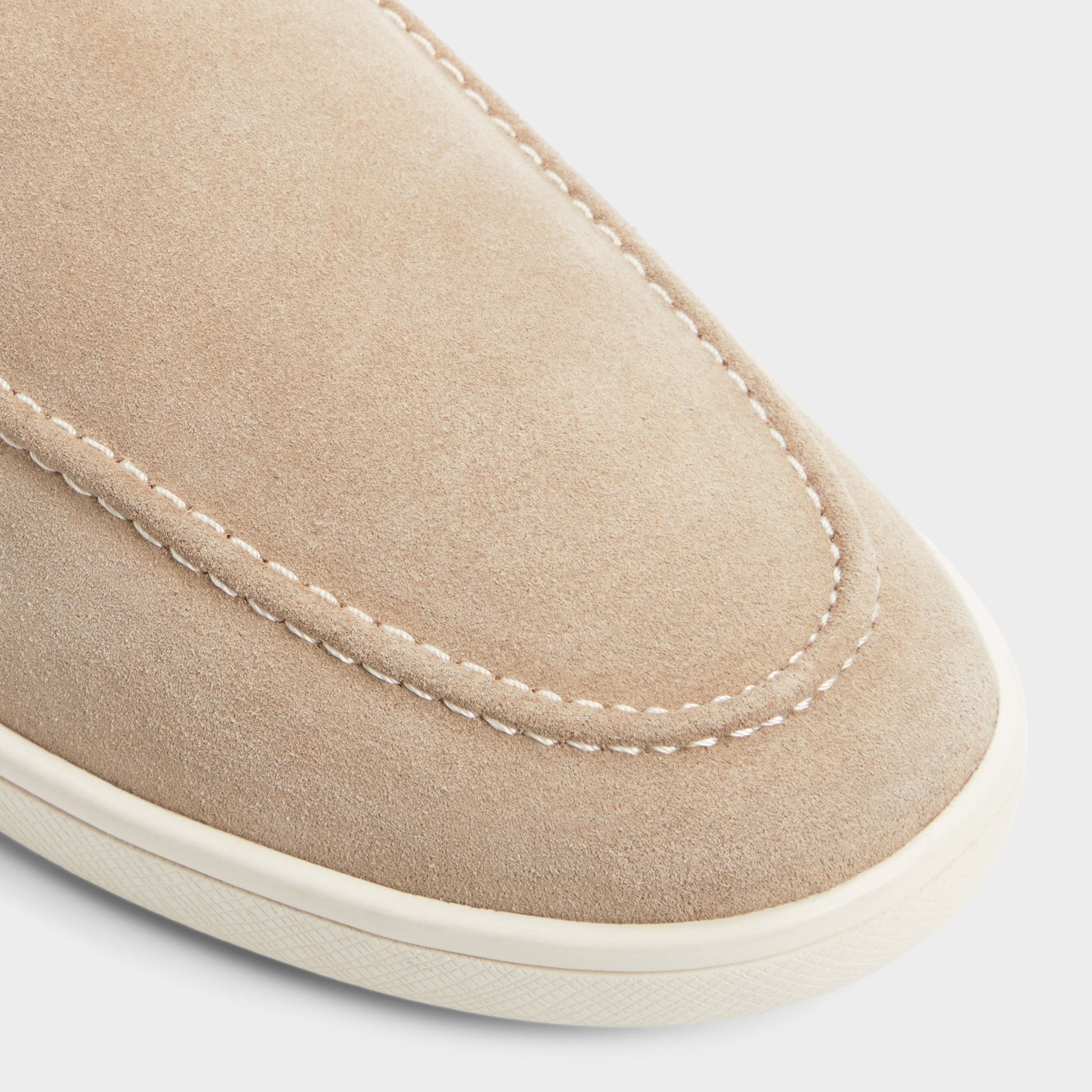 Close-up of the Taupe Eton Loafer
