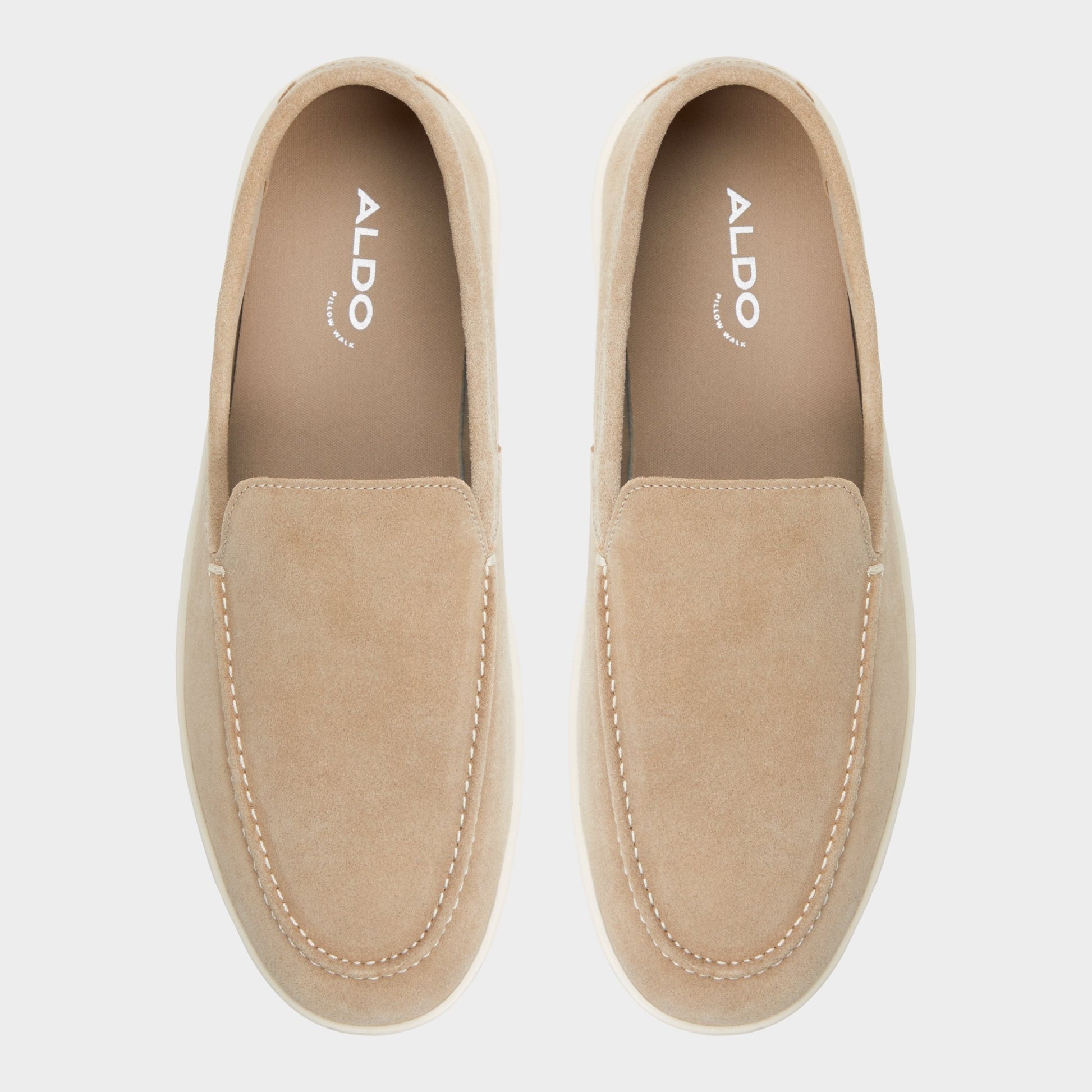 Top-down view of the Taupe Eton Loafer