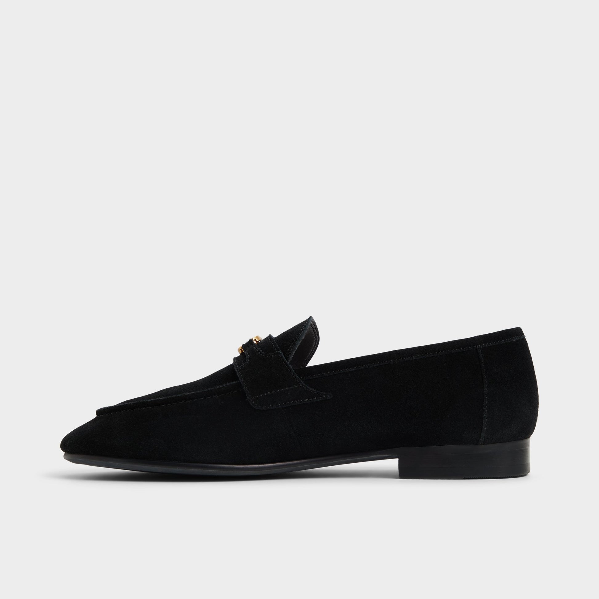 Side view of Black Fiero Loafer
