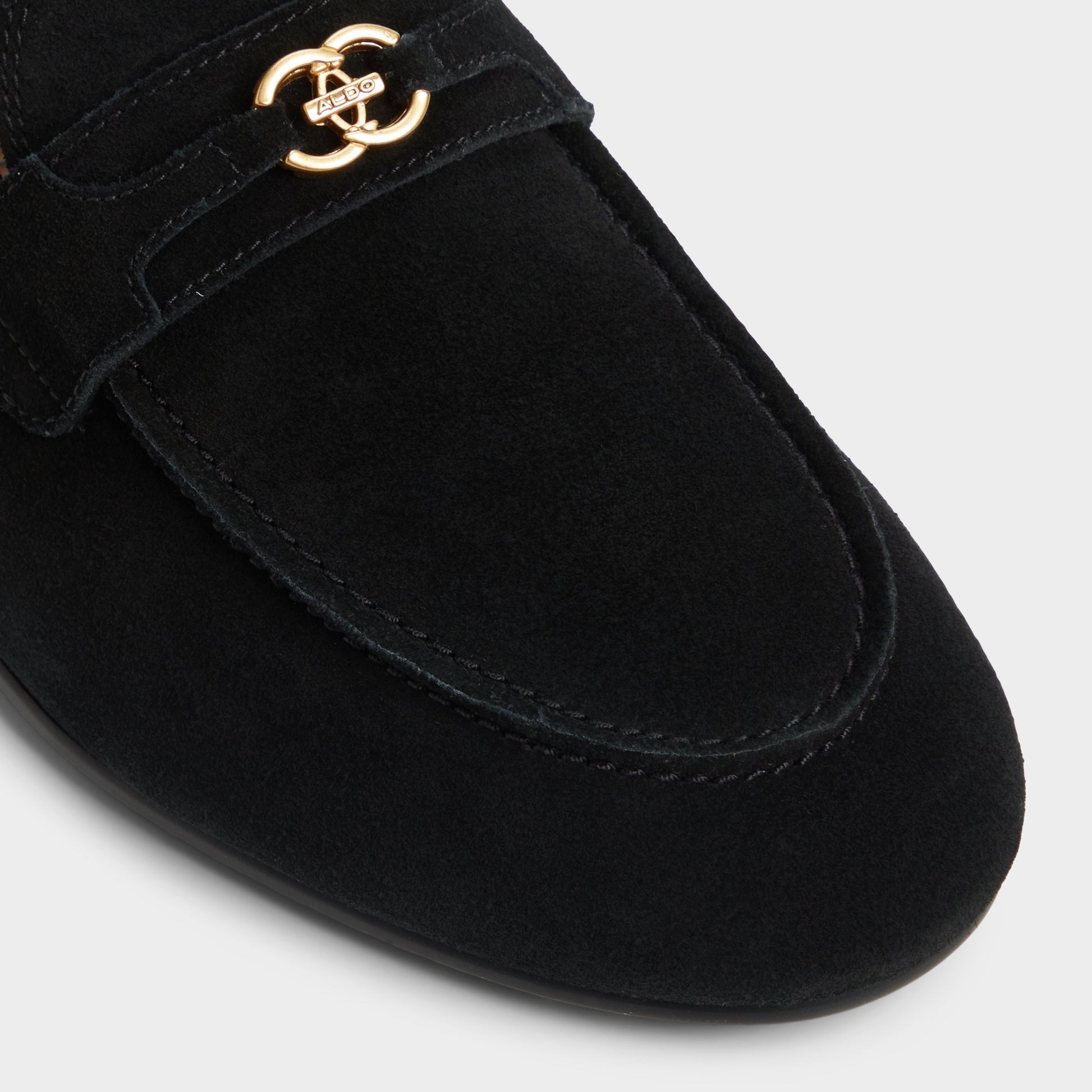 Close-up of the Black Fiero Loafer