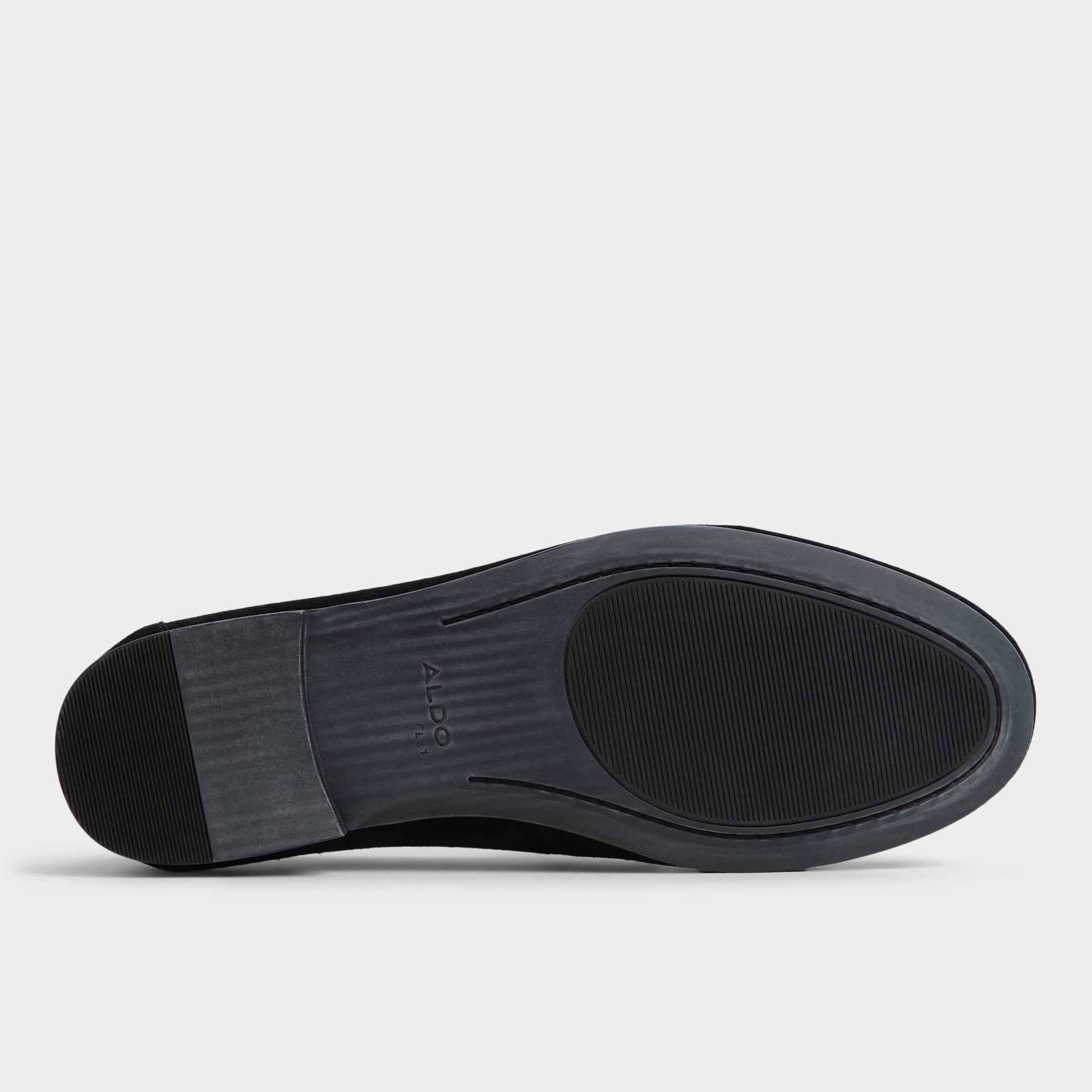 View of Black Fiero Loafer's sole