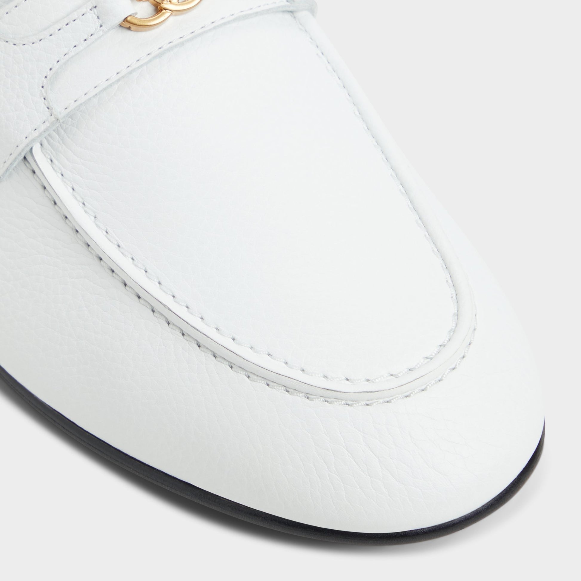 Close-up of the White Fiero Loafer