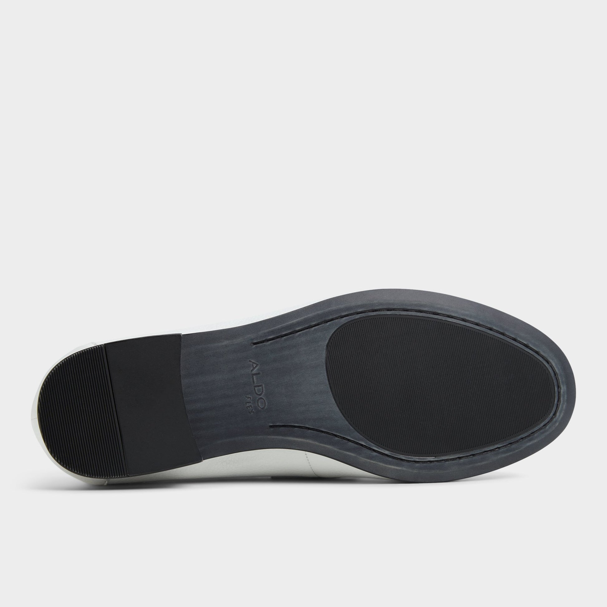 View of White Fiero Loafer's sole