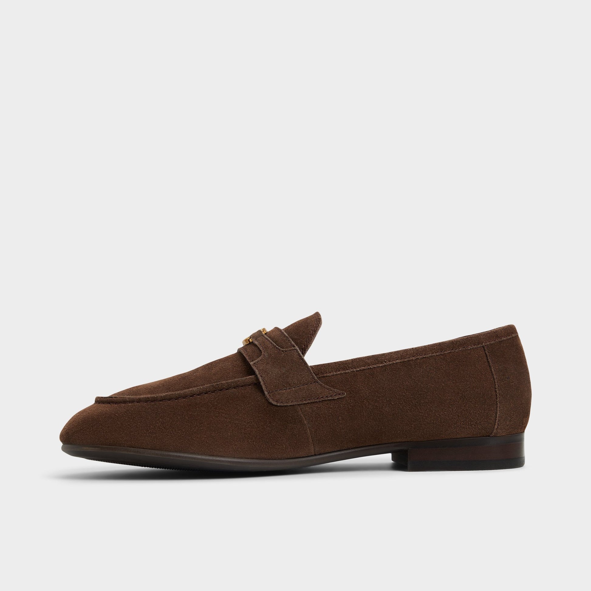 Side view of Medium Brown Fiero Loafer