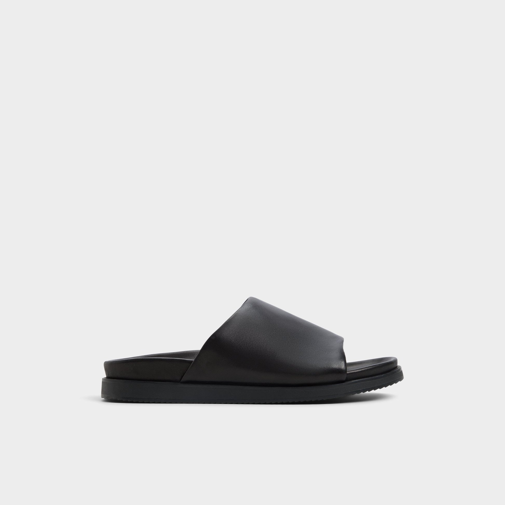 Main View of Black Valor Slide sandal for Mens