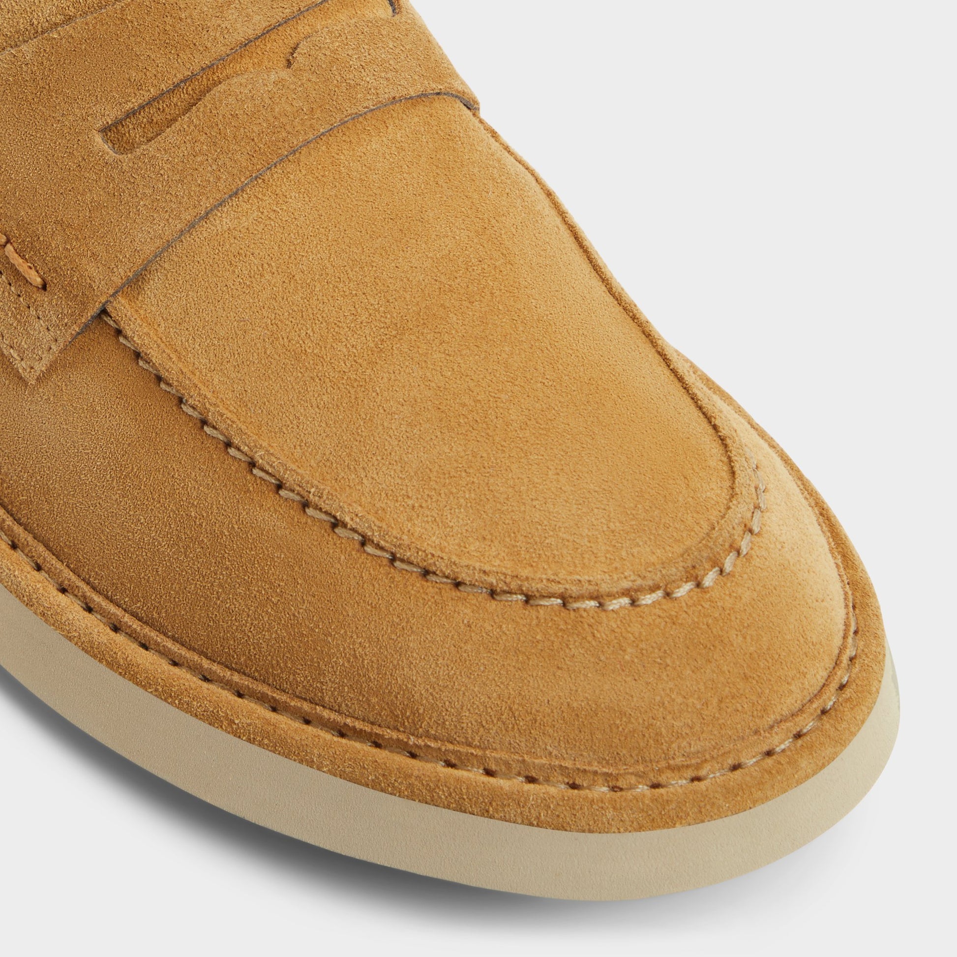 Close-up of the Light Brown Iver Loafer
