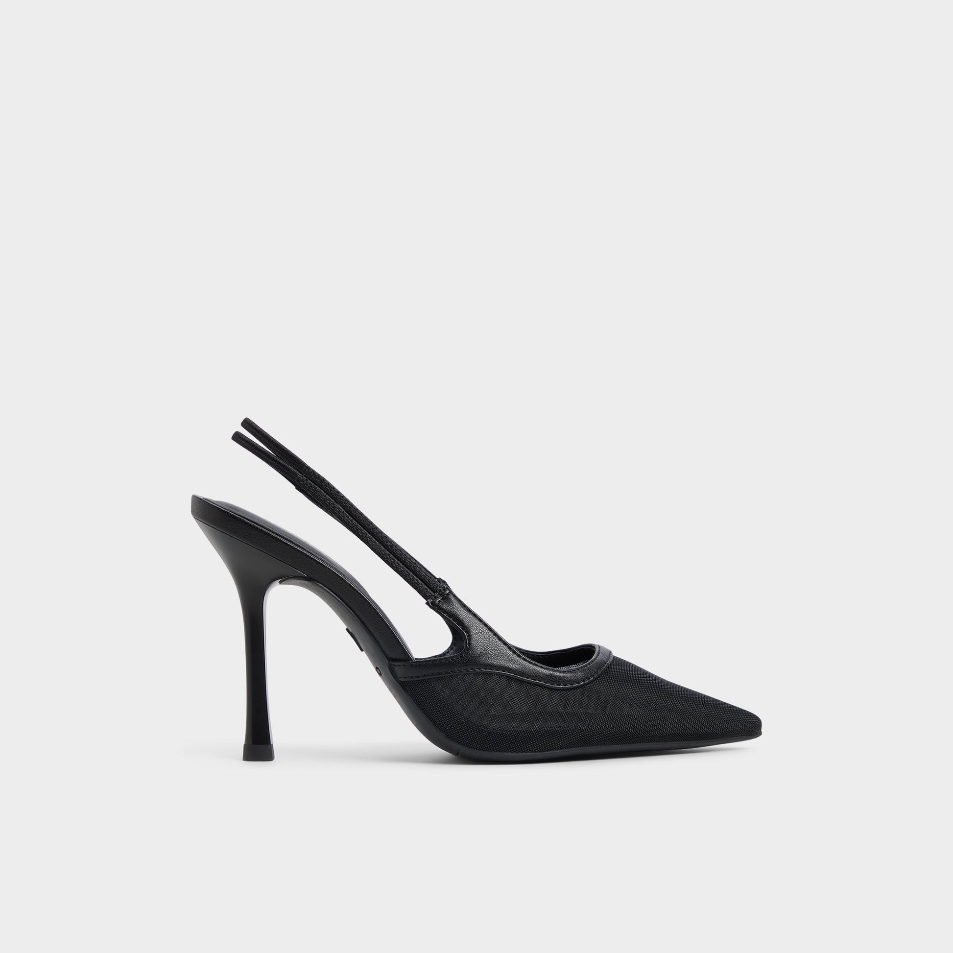 Main View of Black Evania Slingback heel for Womens