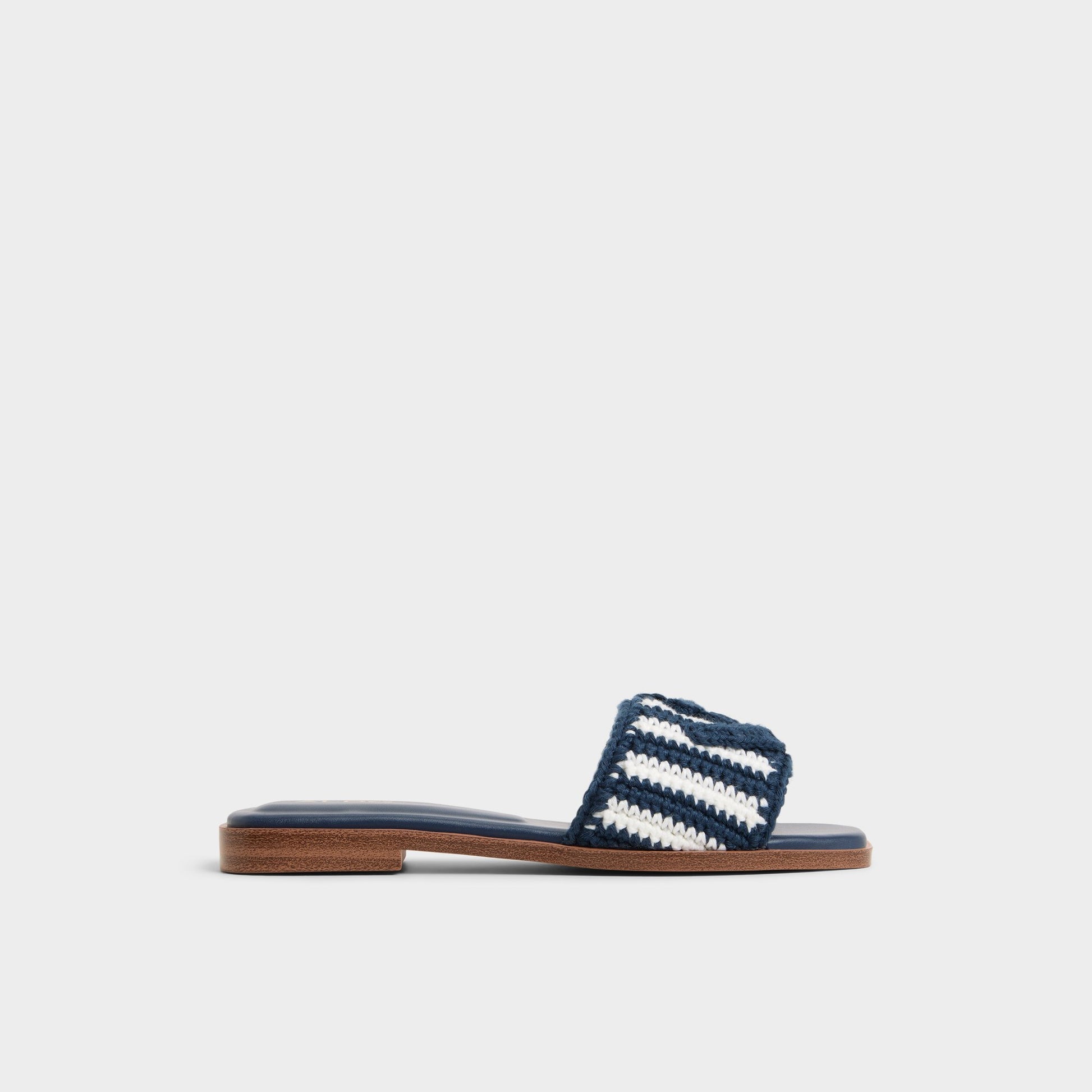 Main View of Blue Combo Sabbia Slide sandal for Womens