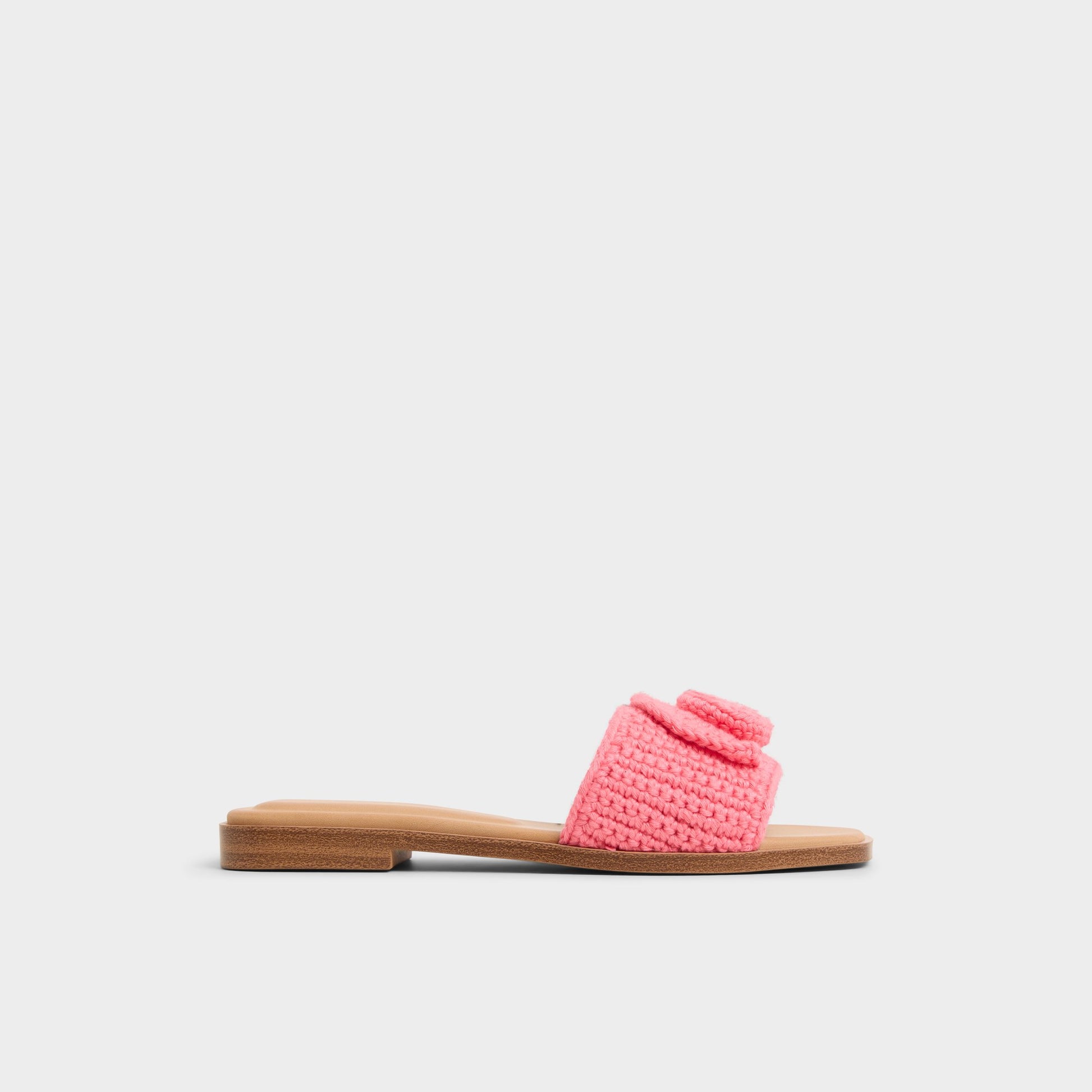 Main View of Medium Pink Sabbia Slide sandal for Womens