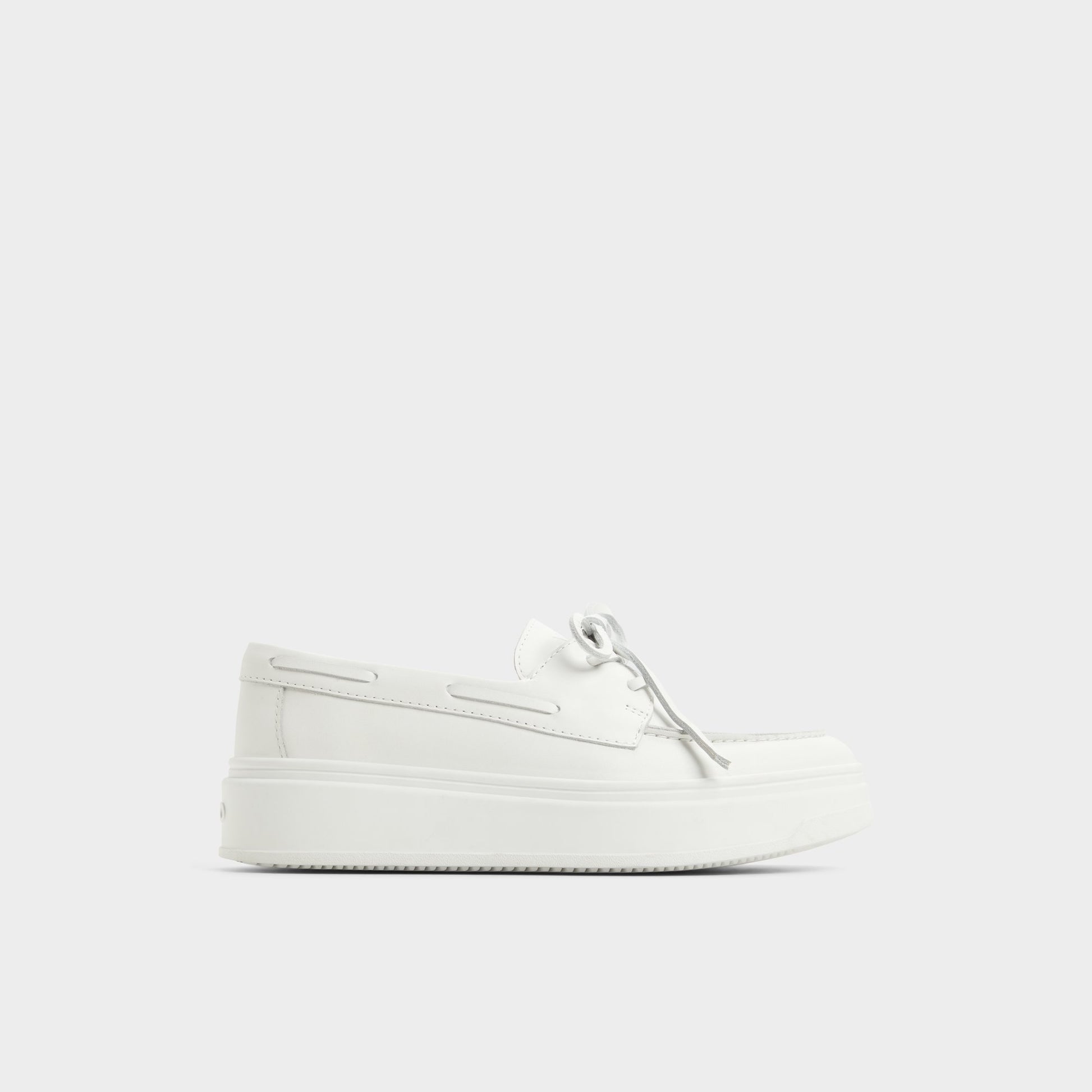 Main View of Open White Wildbreeze Boat shoe for Womens