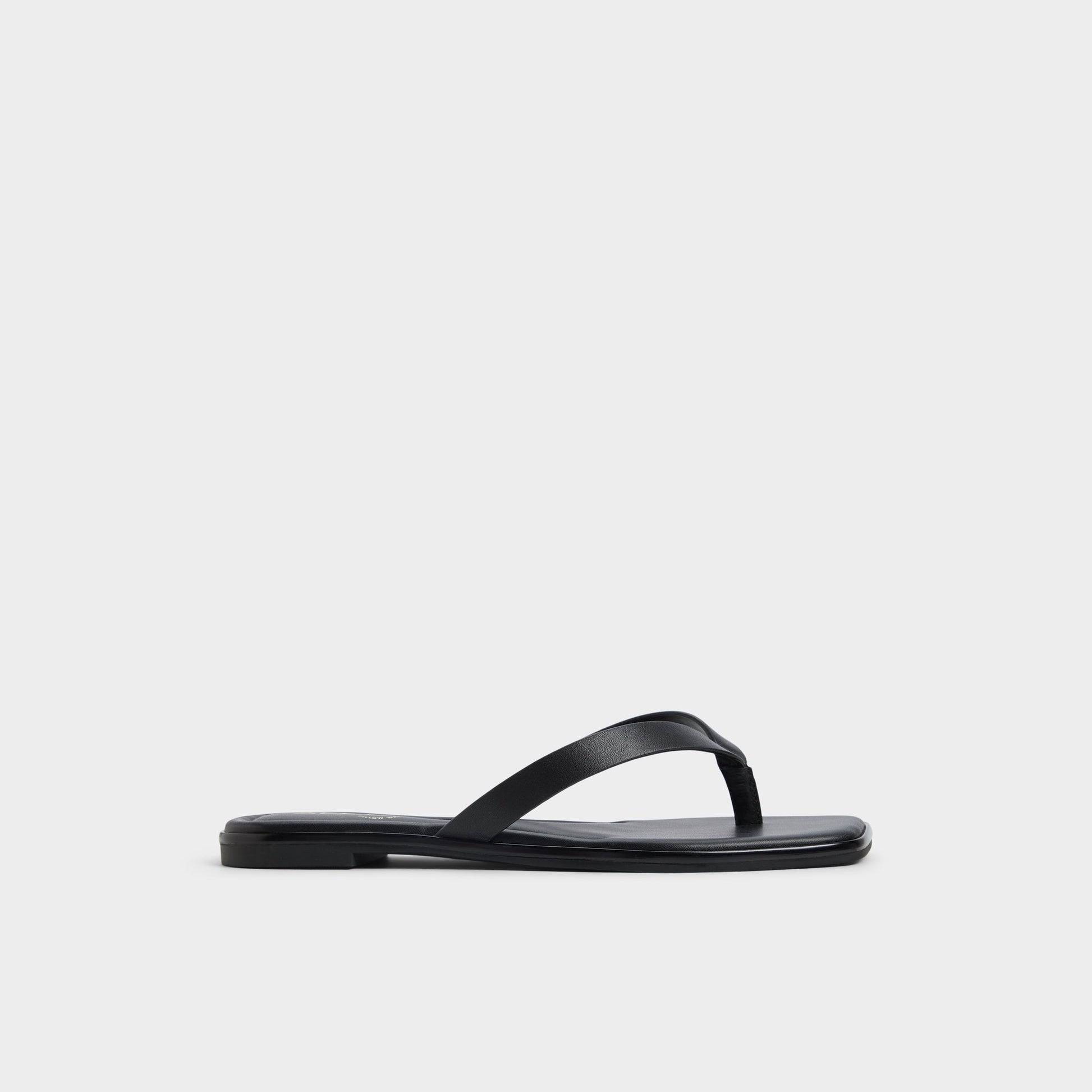Main View of Black Theao Flip flop for Womens